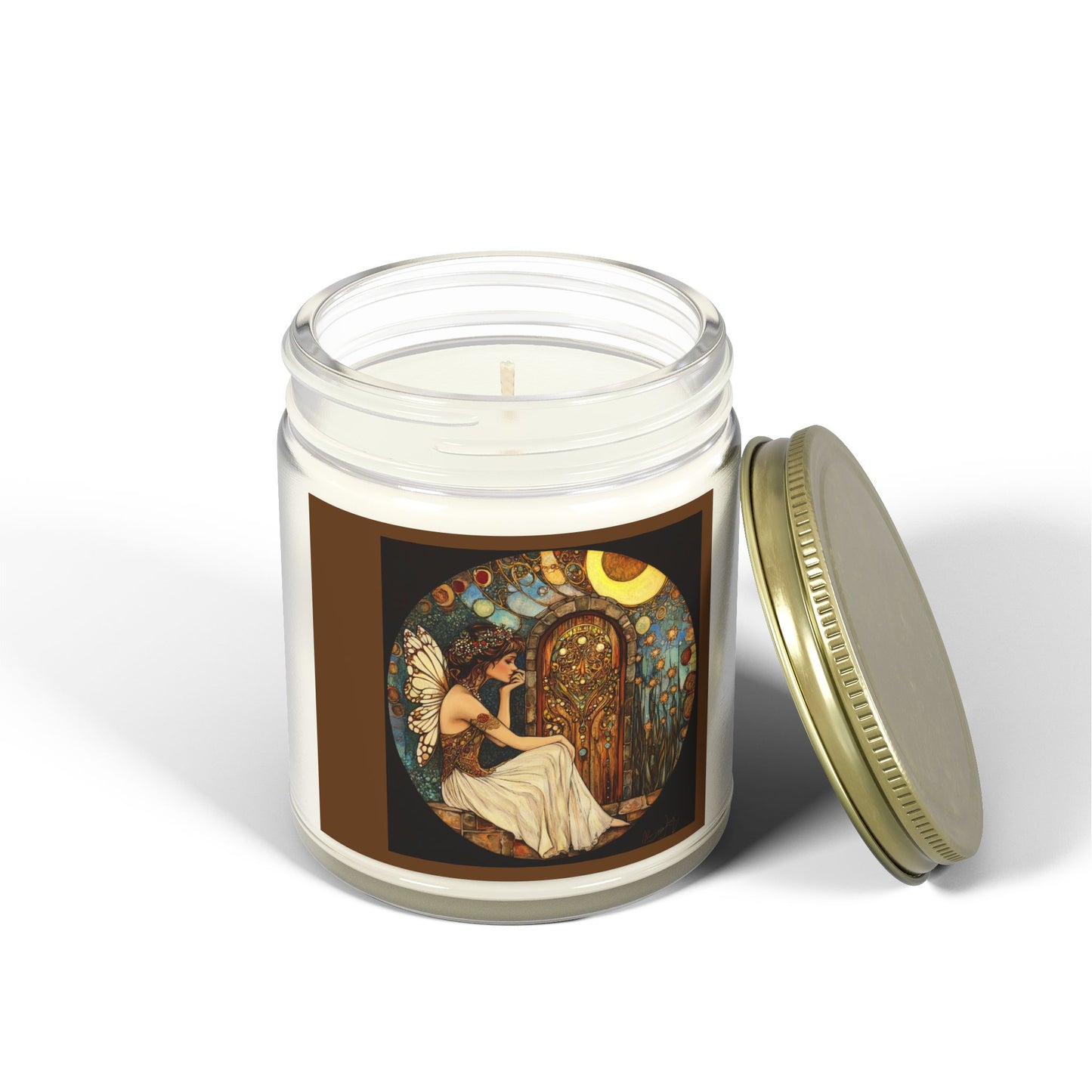 Fairy Door Aromatherapy Candles: Coconut Apricot Wax, Hand-Poured, Natural Fragrance, Home Decor, Eco-Friendly Gifts, Relaxation