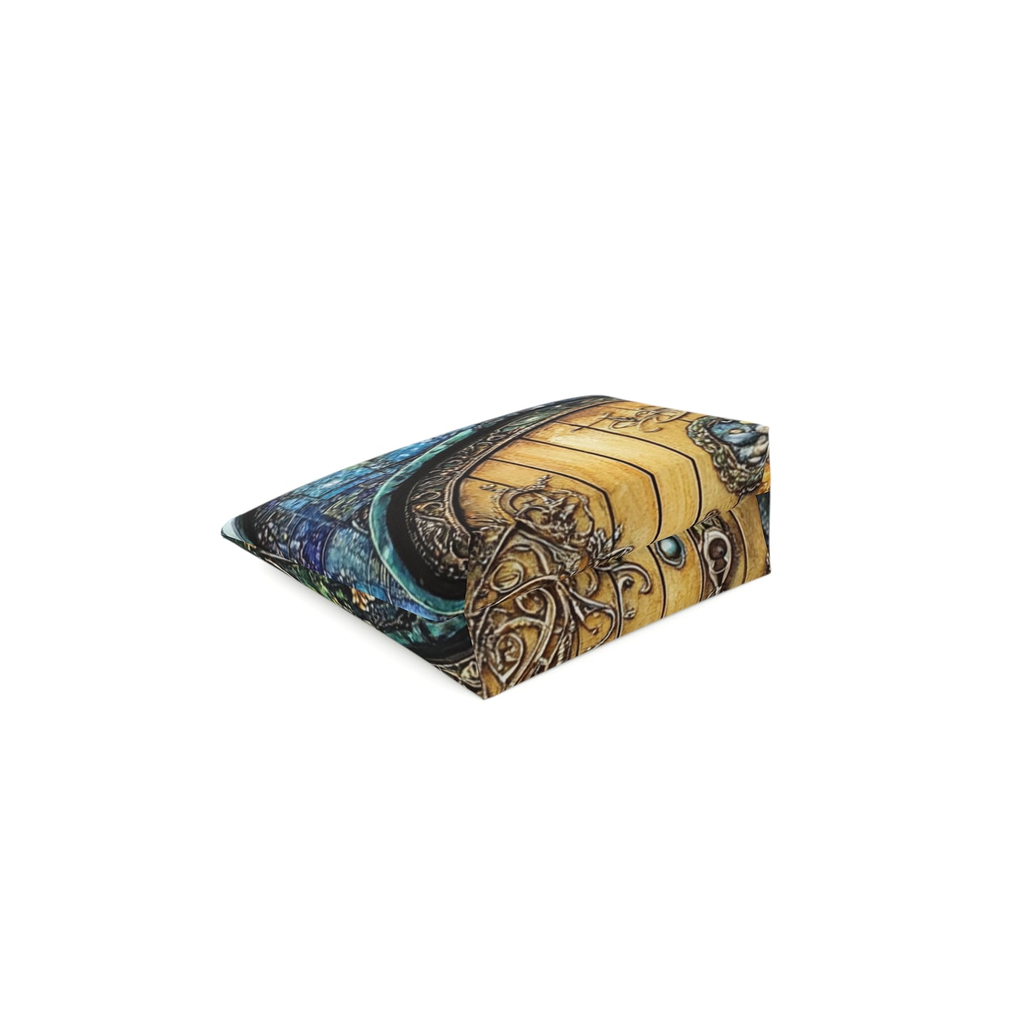 Fairy Door Mystical Floral Cosmetic Bag | Travel Pouch, Makeup Organizer, Gift for Her, Boho Style, Unique Design