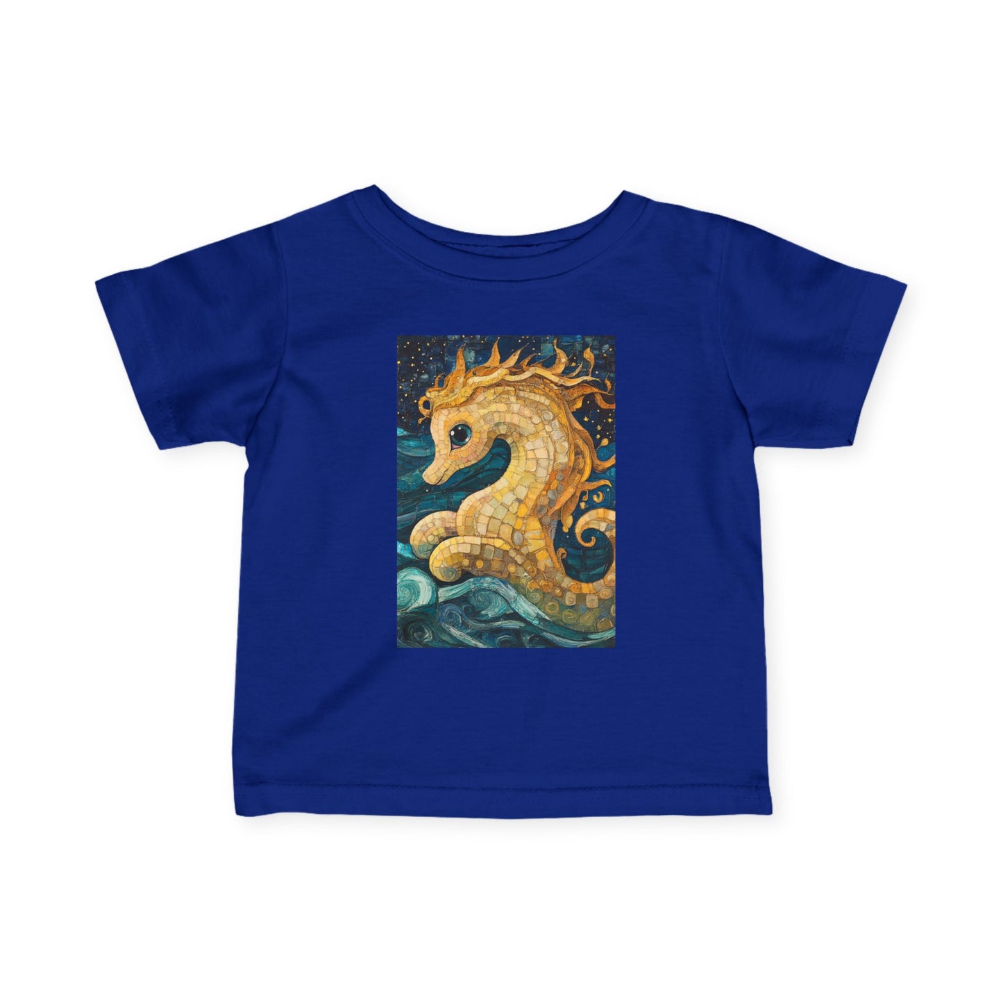 Baby Seahorse Infant Tee: Cute Baby Shirt, Toddler Outfit, Children's Clothing, Nautical Gift, Baby Shower Present