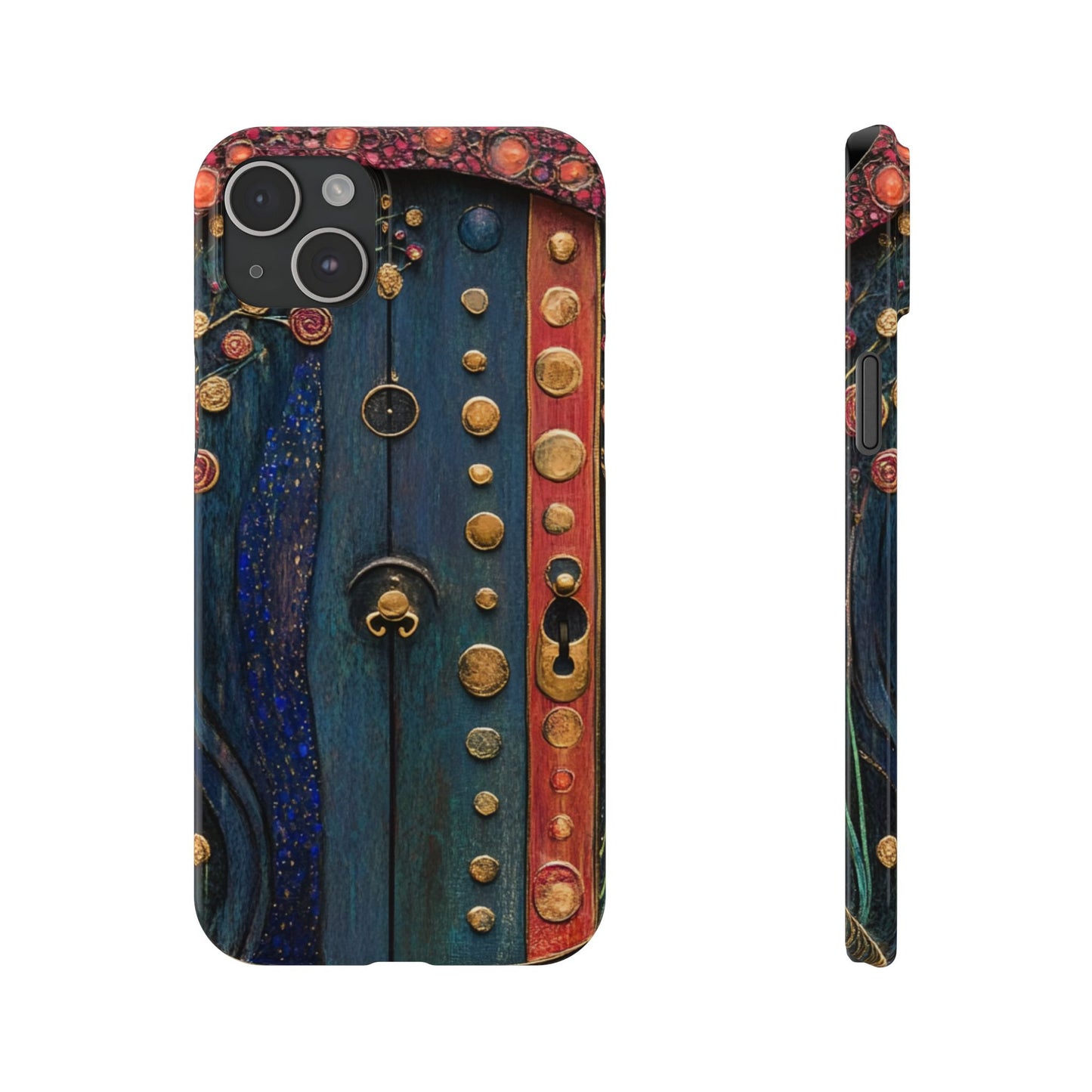 Fairy Door Artistic Slim Phone Cases, Unique Phone Cover, Gift for Art Lovers, Decorative Case, Phone Accessory