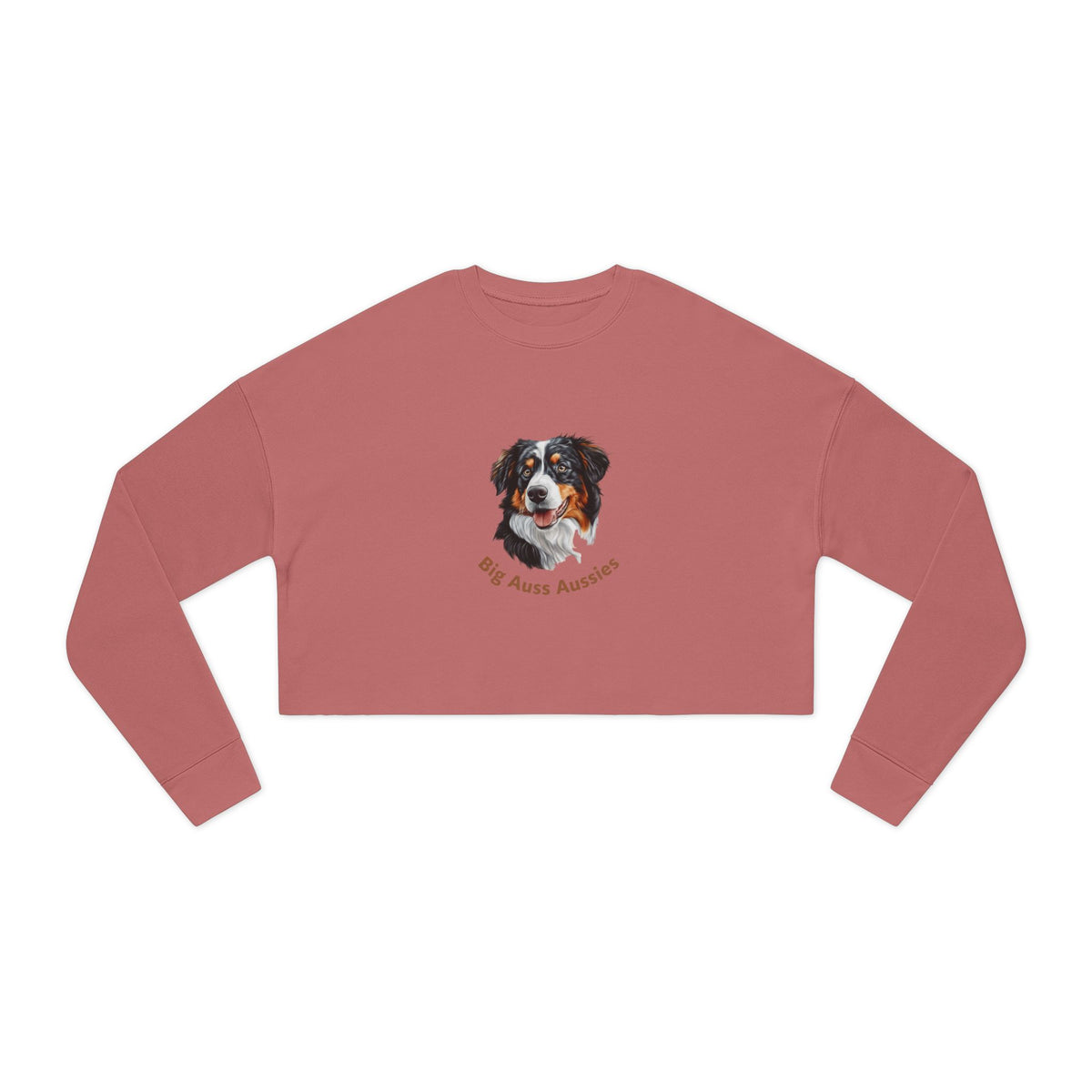 Big Auss Aussies Cropped Sweatshirt