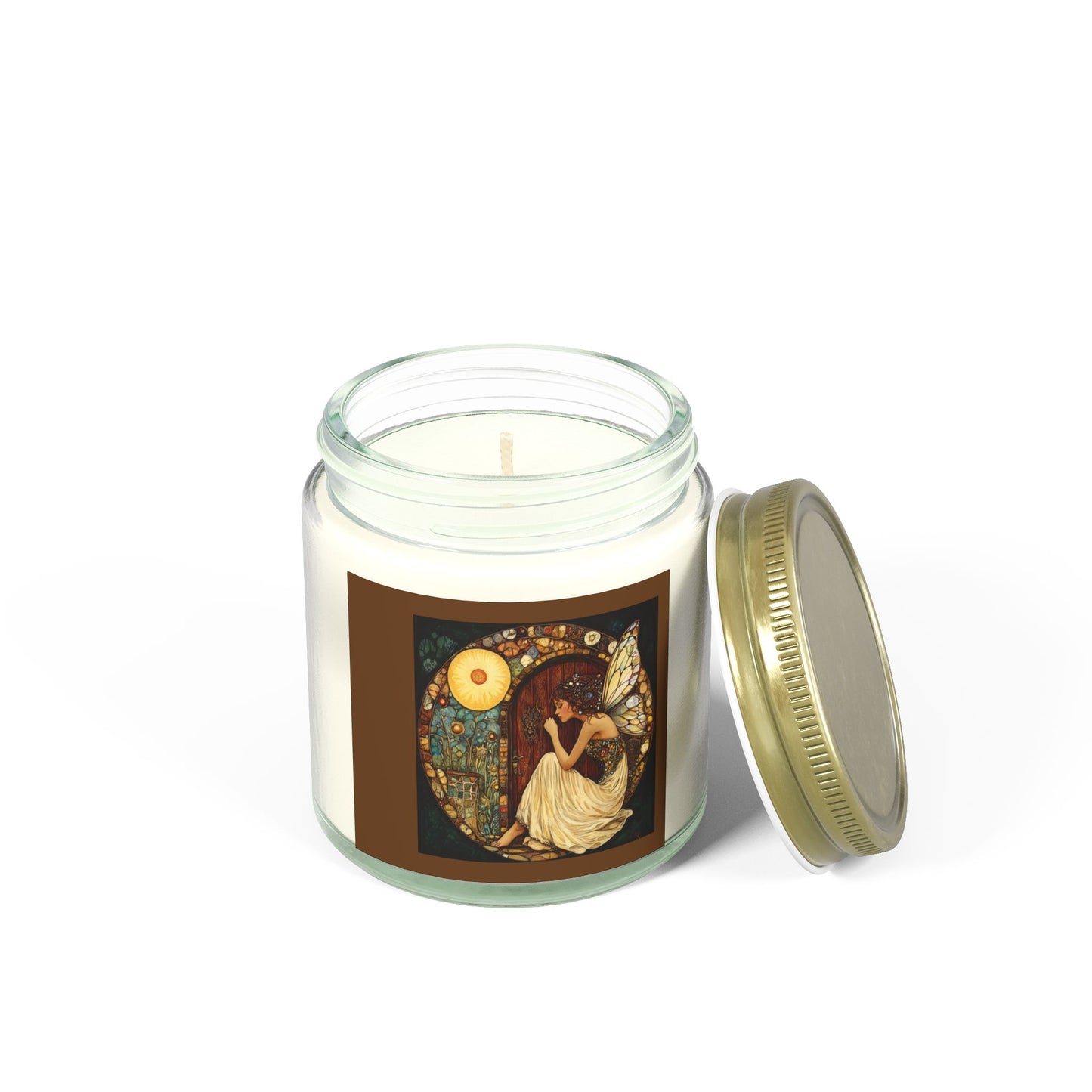 Fairy Door Aromatherapy Candles: Coconut Apricot Wax, Hand-Poured, Natural Fragrance, Home Decor, Eco-Friendly Gifts, Relaxation