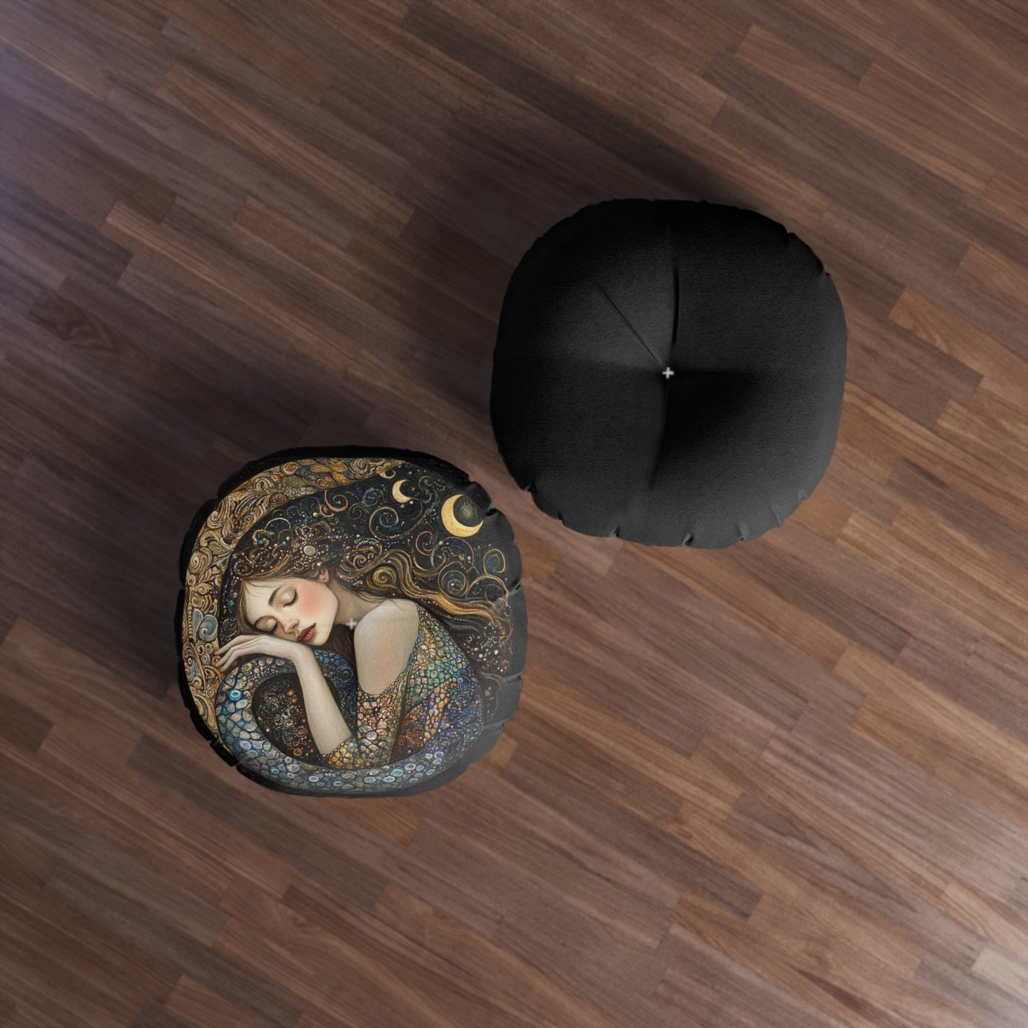 Dreamy Tufted Floor Pillow - Cozy Round Cushion for Boho Decor, Meditation, Relaxation, and Gifts
