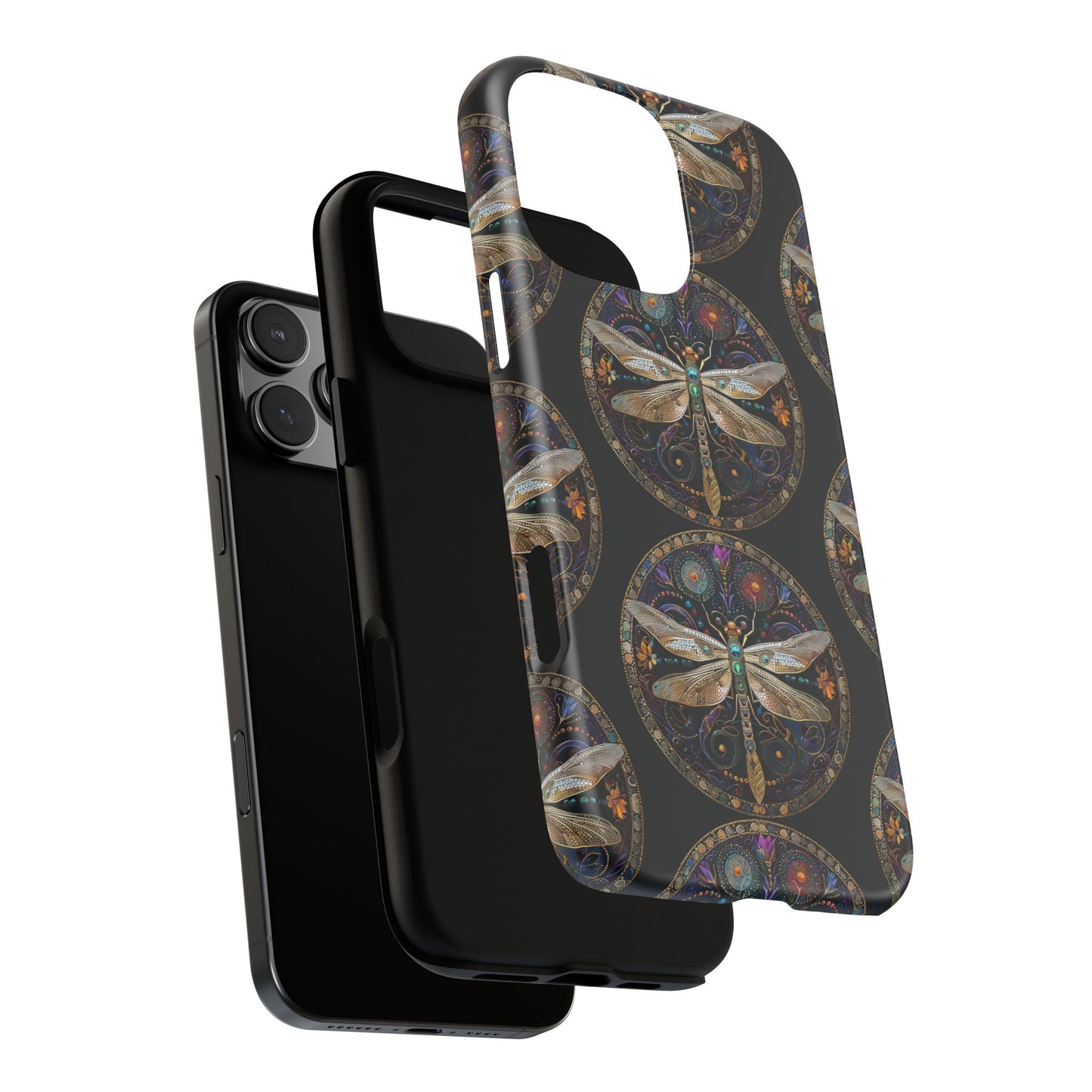 Dragonfly Phone Case, Tough Phone Cover, Artistic Cell Phone Accessory, Gift for Nature Lovers, Unique Phone Protector