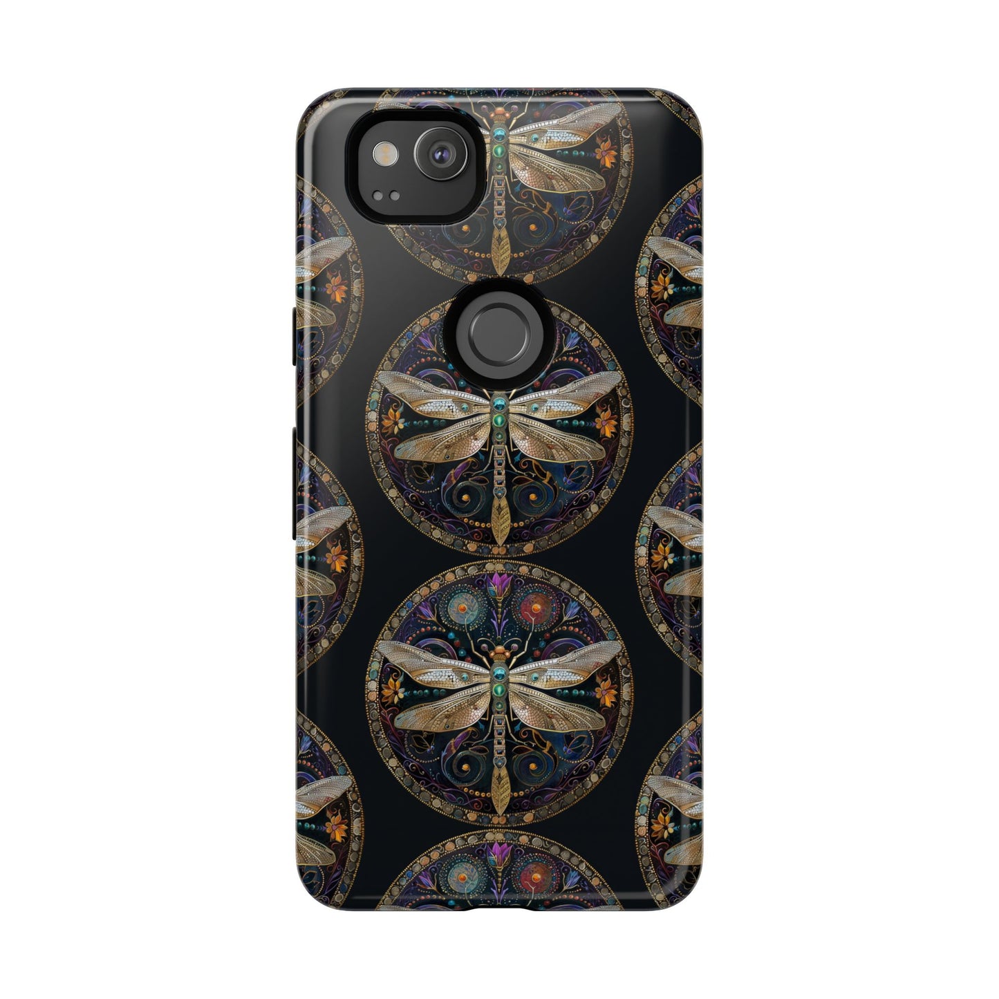 Dragonfly Phone Case, Tough Phone Cover, Artistic Cell Phone Accessory, Gift for Nature Lovers, Unique Phone Protector