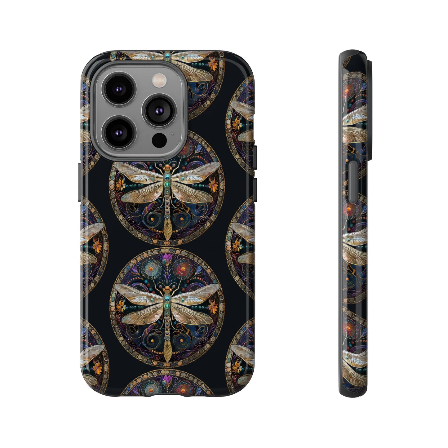Dragonfly Phone Case, Tough Phone Cover, Artistic Cell Phone Accessory, Gift for Nature Lovers, Unique Phone Protector