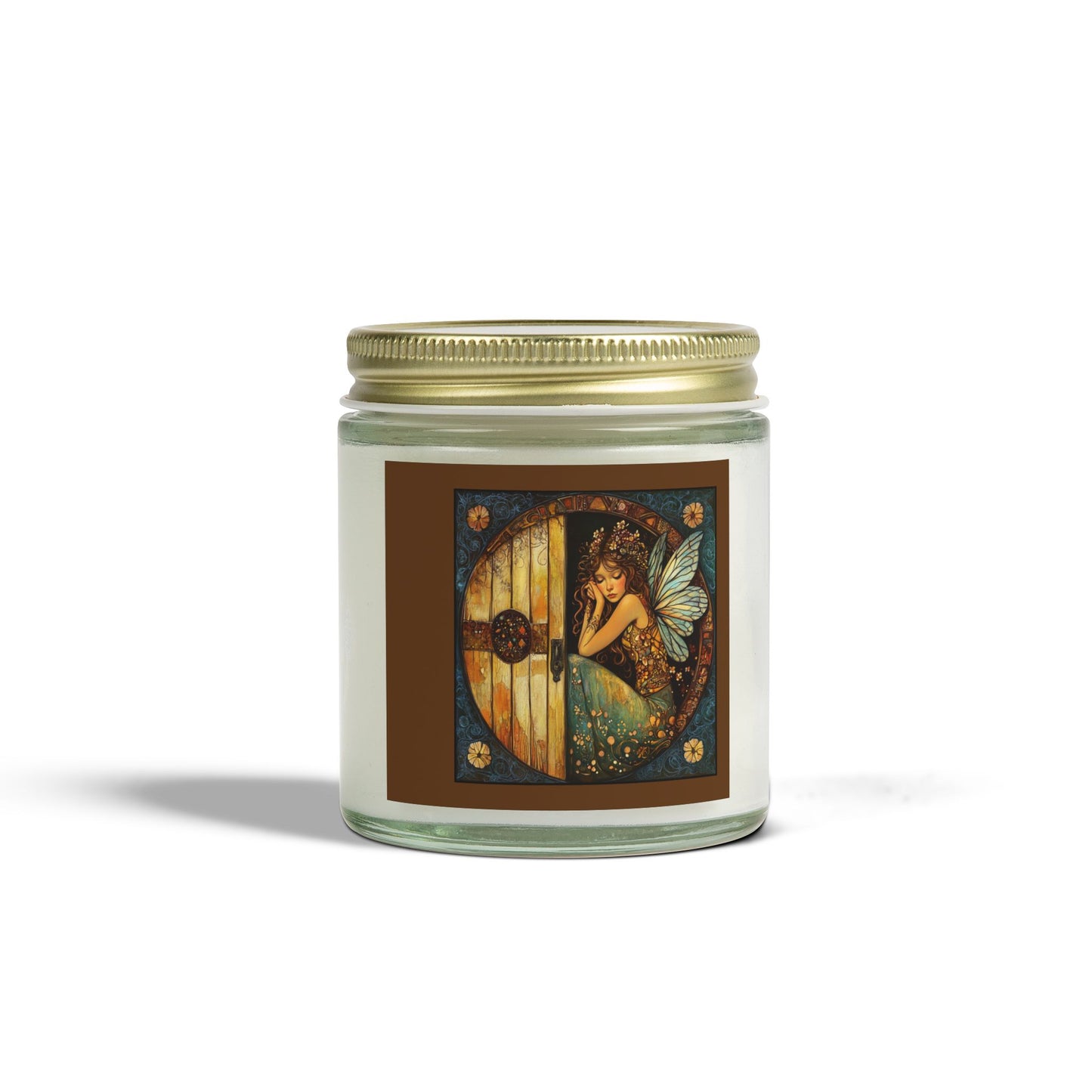 Fairy Door Aromatherapy Candles: Coconut Apricot Wax, Hand-Poured, Natural Fragrance, Home Decor, Eco-Friendly Gifts, Relaxation