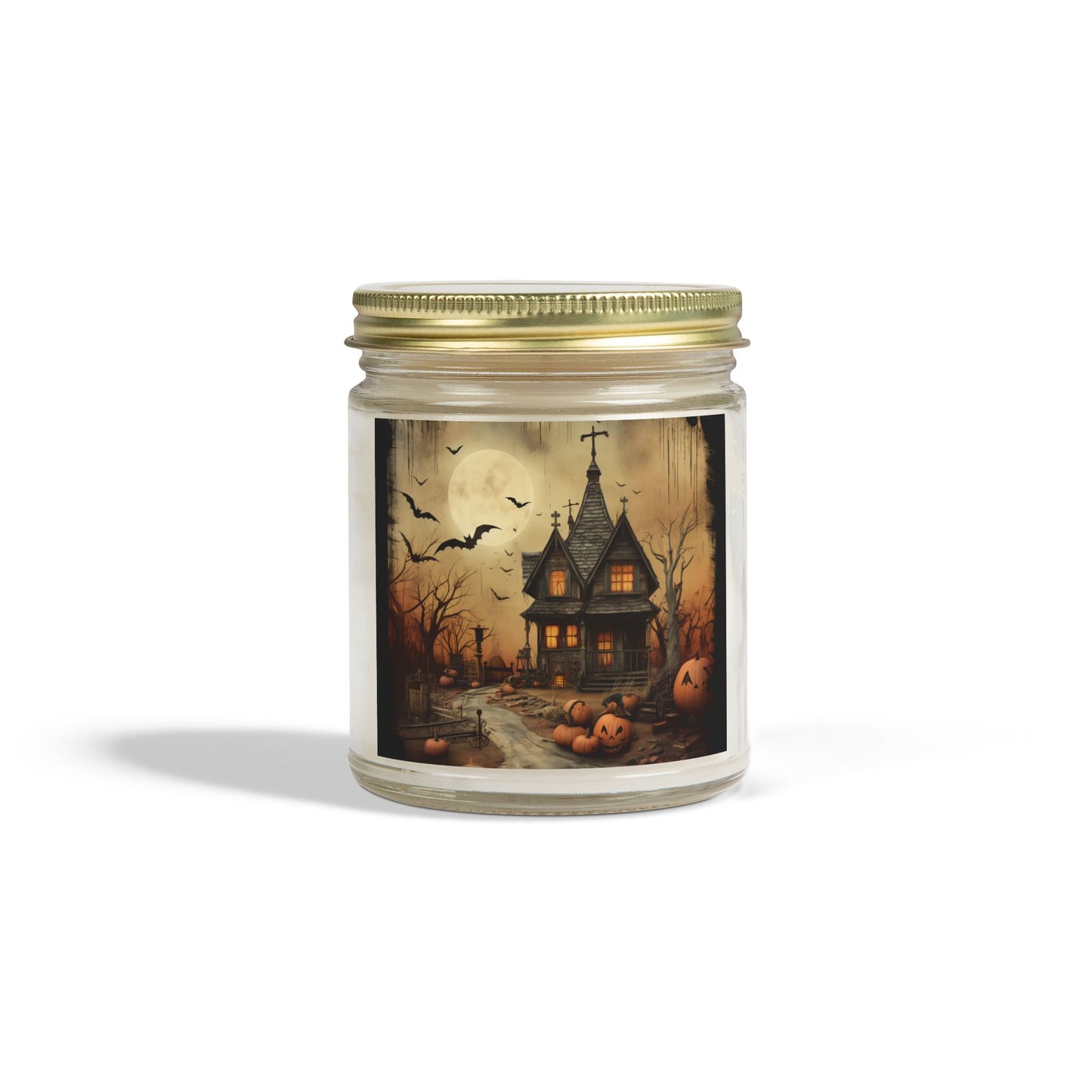 Halloween Haunted House Scented Candle | Spooky Home Decor, Gifts for Fall, Aromatherapy Candle, Unique Candle for Halloween
