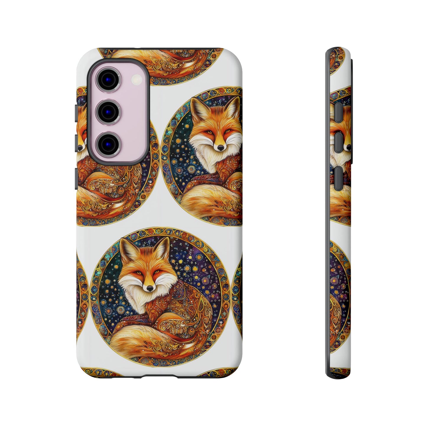 Artistic Fox Phone Case, Tough Phone Cover, Unique Gift for Animal Lovers, Stylish Tech Accessory, Nature-Inspired Decor