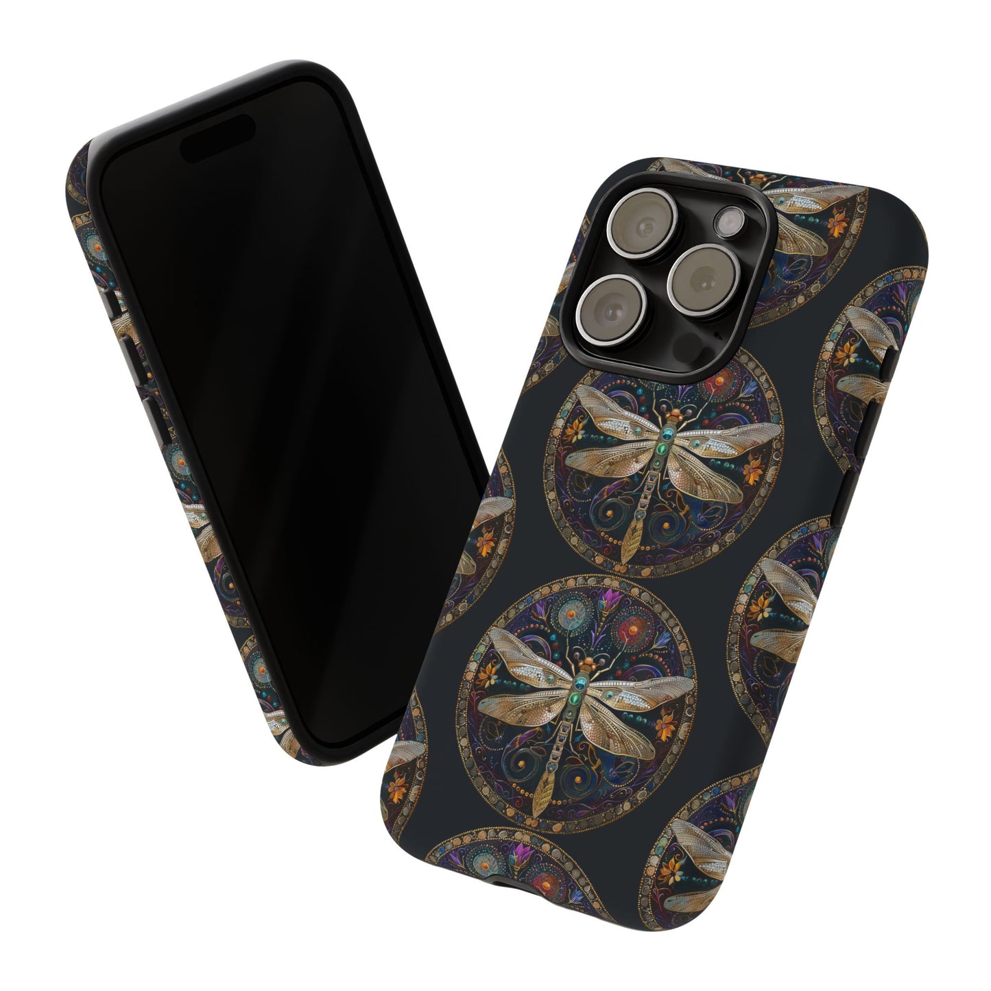 Dragonfly Phone Case, Tough Phone Cover, Artistic Cell Phone Accessory, Gift for Nature Lovers, Unique Phone Protector