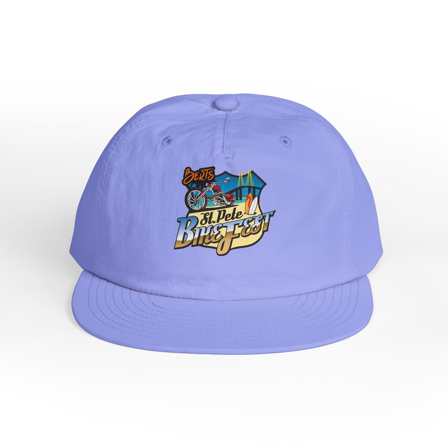 St Pete Fl Bike Fest Surf Cap for Beach Lovers | Adjustable Sun Hat | Summer Vacation Essential, Surfing Gift, Beach Party Gear, Relaxed Style, Outdoor Adventure