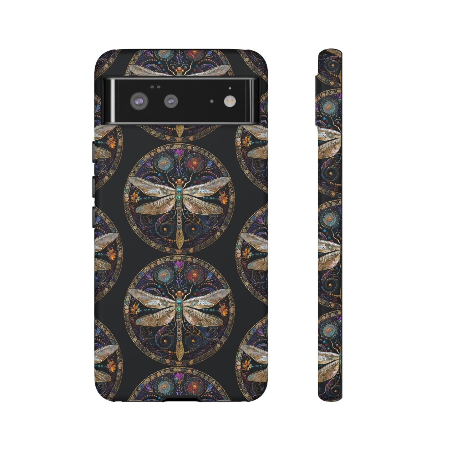 Dragonfly Phone Case, Tough Phone Cover, Artistic Cell Phone Accessory, Gift for Nature Lovers, Unique Phone Protector