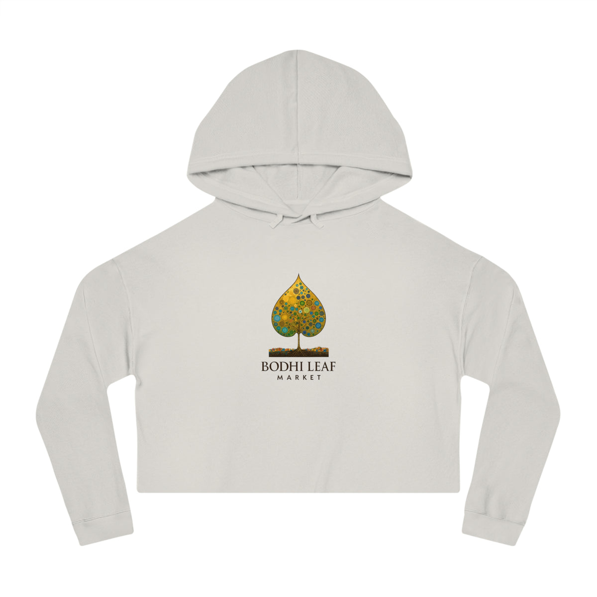 Bodhi Leaf Market Cropped Hoodie