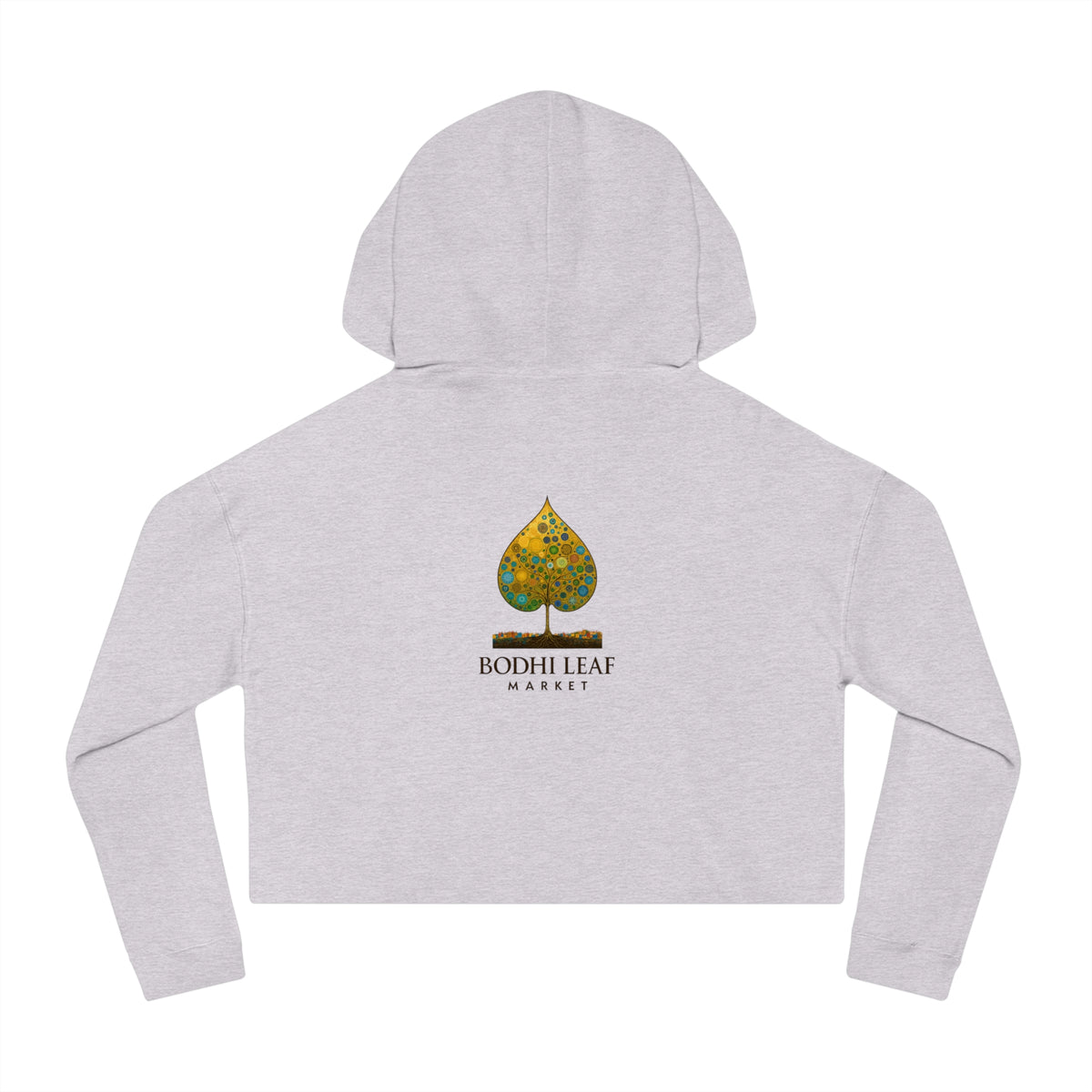 Bodhi Leaf Market Cropped Hoodie