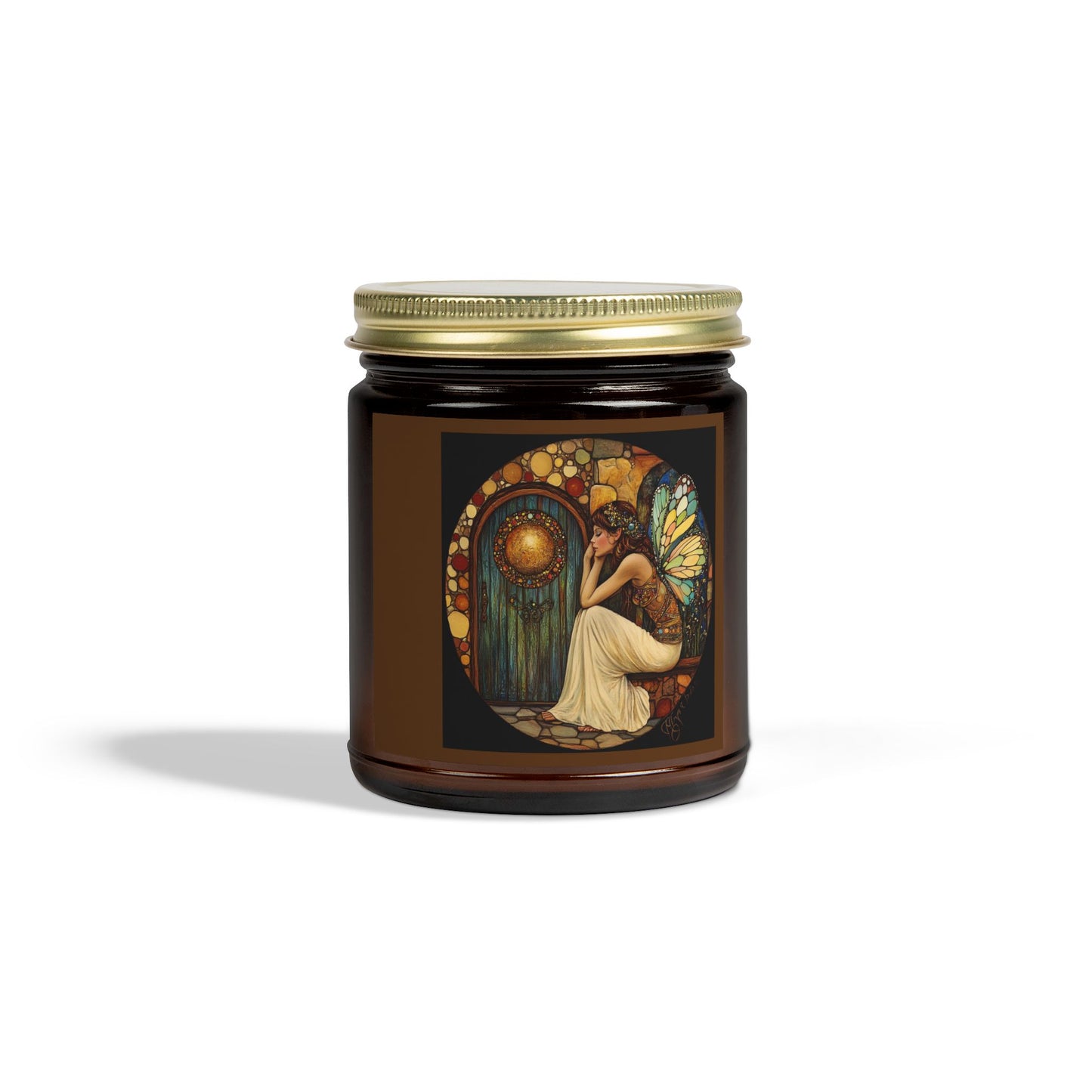Fairy Door Aromatherapy Candles: Coconut Apricot Wax, Hand-Poured, Natural Fragrance, Home Decor, Eco-Friendly Gifts, Relaxation