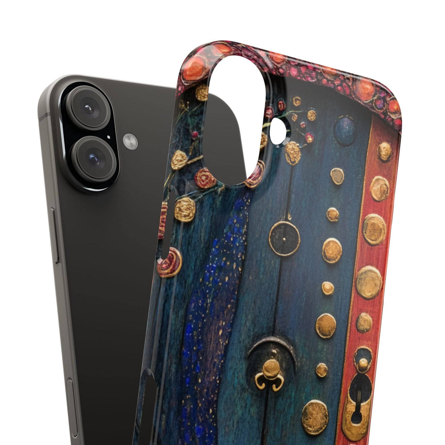 Fairy Door Artistic Slim Phone Cases, Unique Phone Cover, Gift for Art Lovers, Decorative Case, Phone Accessory