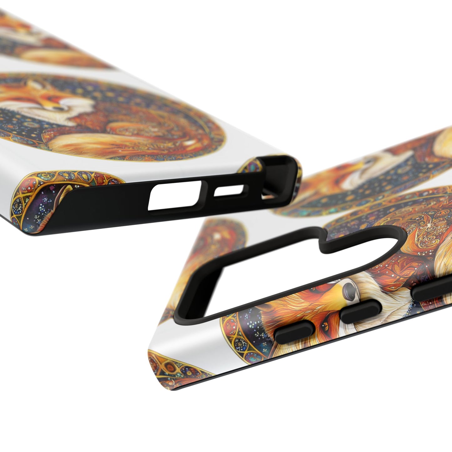 Artistic Fox Phone Case, Tough Phone Cover, Unique Gift for Animal Lovers, Stylish Tech Accessory, Nature-Inspired Decor