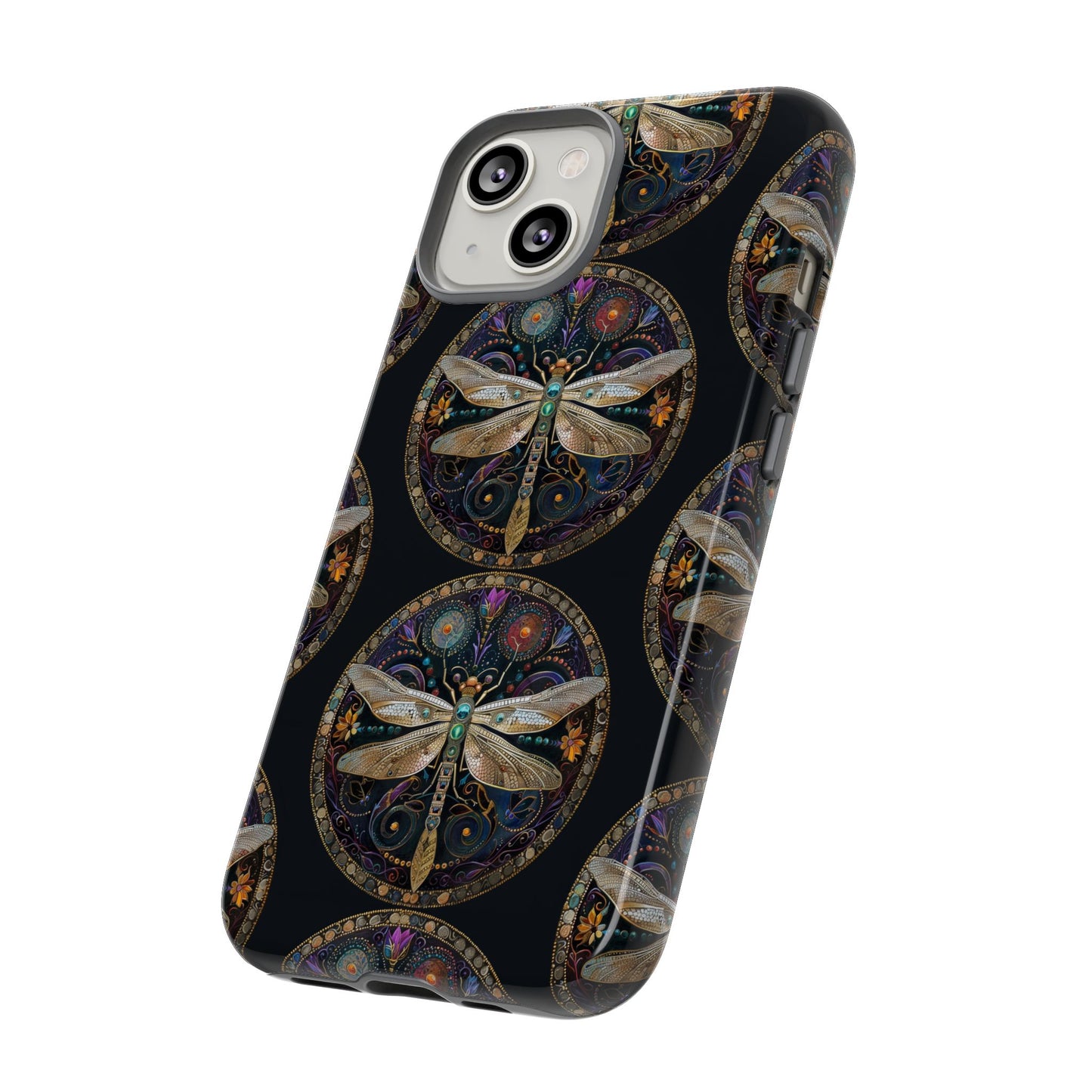 Dragonfly Phone Case, Tough Phone Cover, Artistic Cell Phone Accessory, Gift for Nature Lovers, Unique Phone Protector