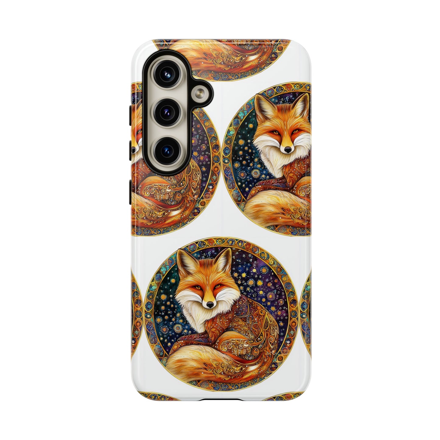 Artistic Fox Phone Case, Tough Phone Cover, Unique Gift for Animal Lovers, Stylish Tech Accessory, Nature-Inspired Decor
