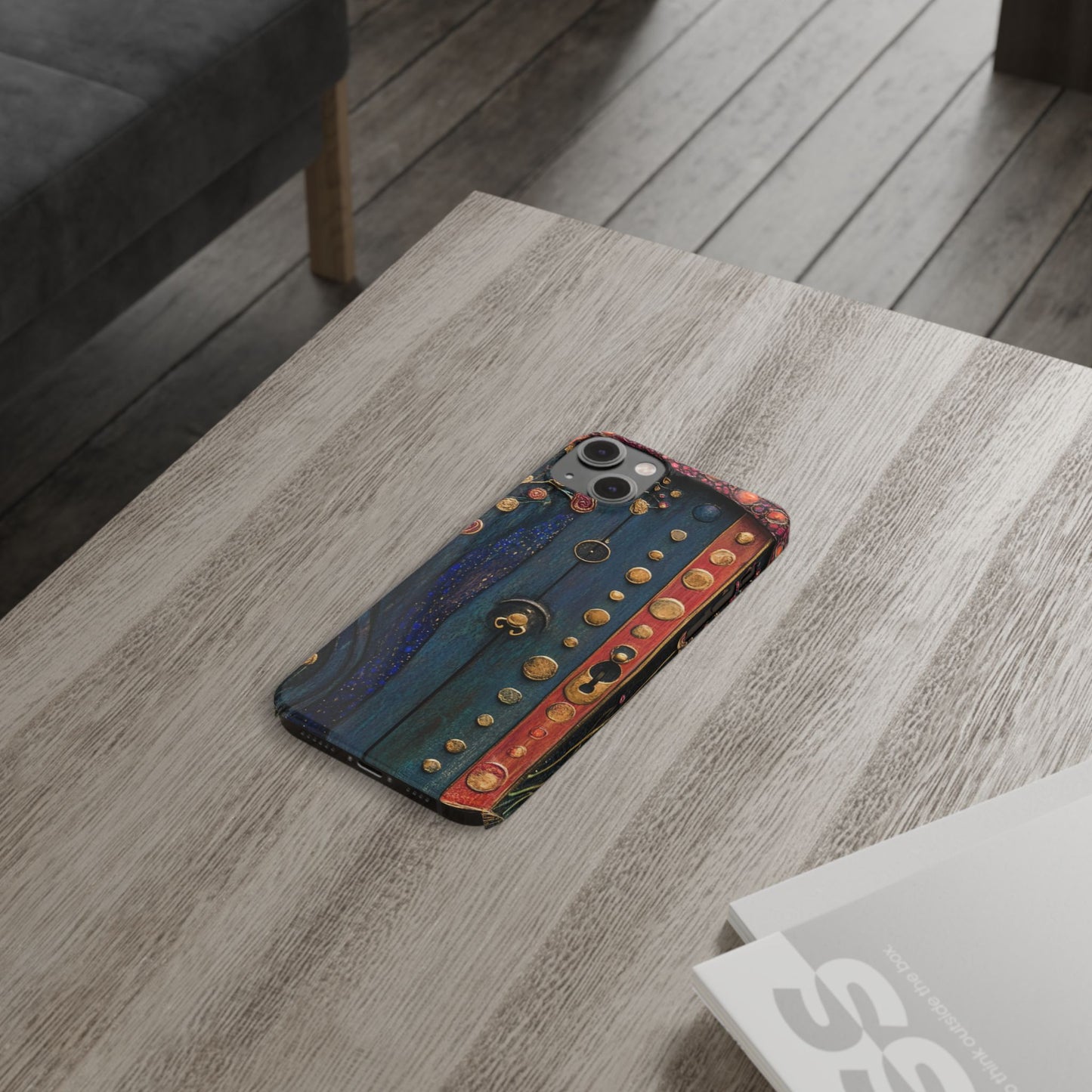 Fairy Door Artistic Slim Phone Cases, Unique Phone Cover, Gift for Art Lovers, Decorative Case, Phone Accessory