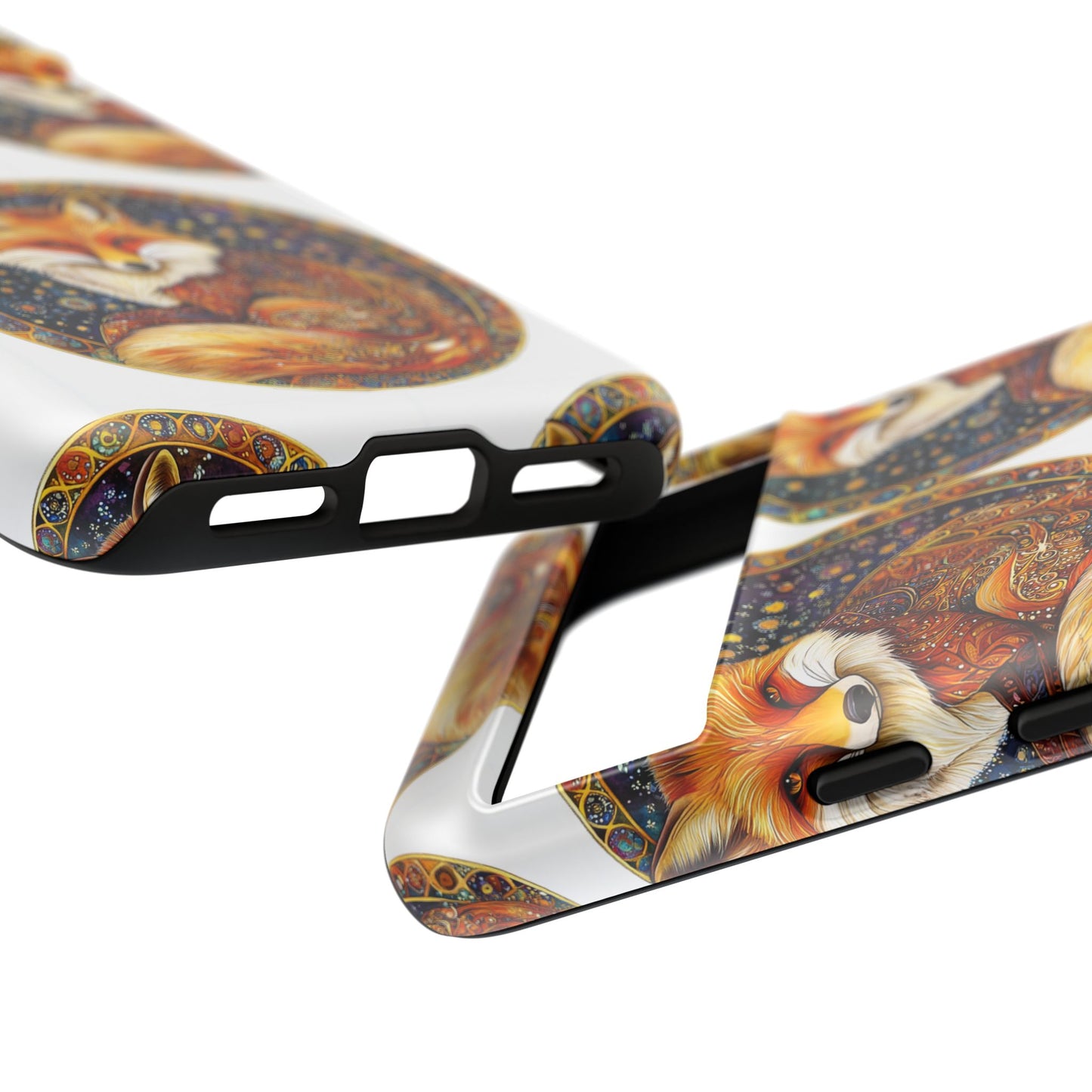 Artistic Fox Phone Case, Tough Phone Cover, Unique Gift for Animal Lovers, Stylish Tech Accessory, Nature-Inspired Decor