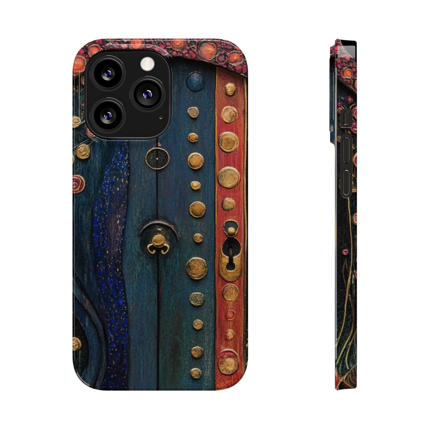 Fairy Door Artistic Slim Phone Cases, Unique Phone Cover, Gift for Art Lovers, Decorative Case, Phone Accessory