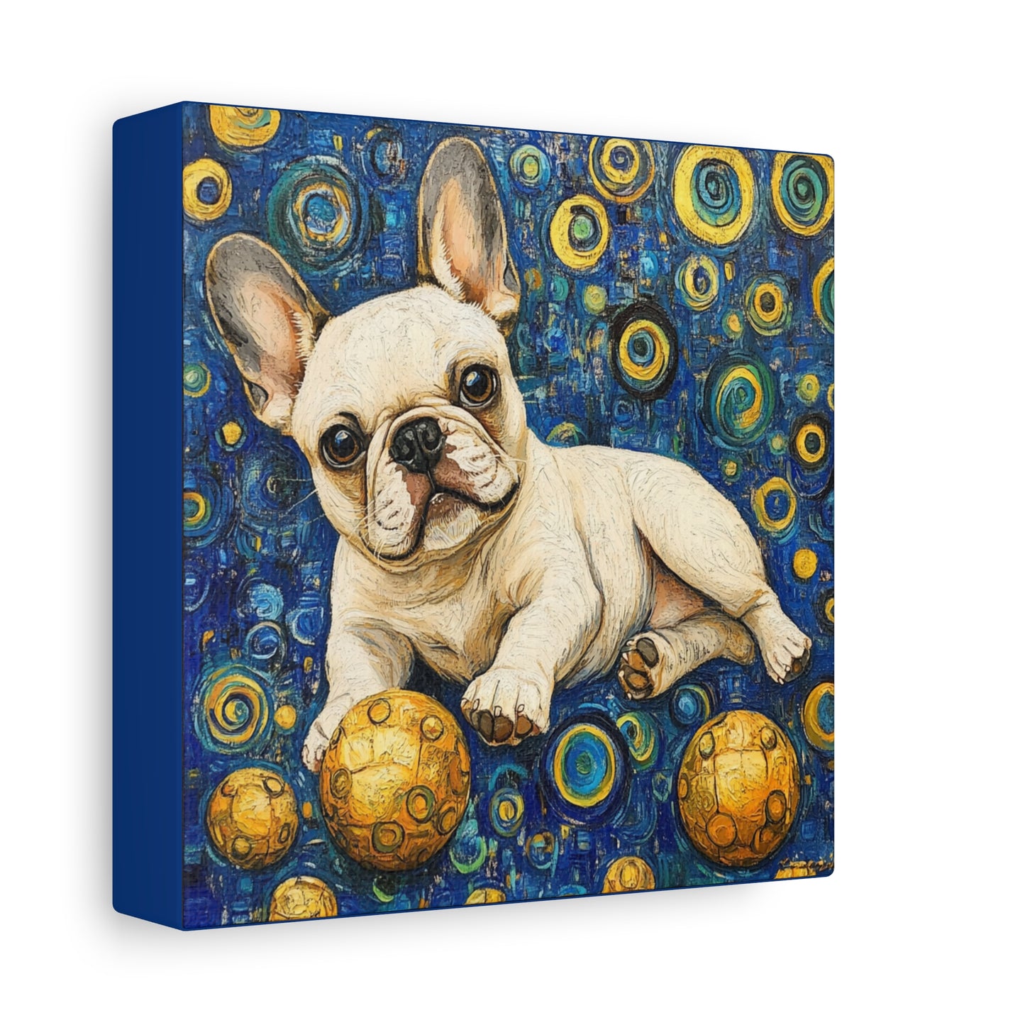 French Bulldog Matte Canvas, Stretched, Bodhi Pets