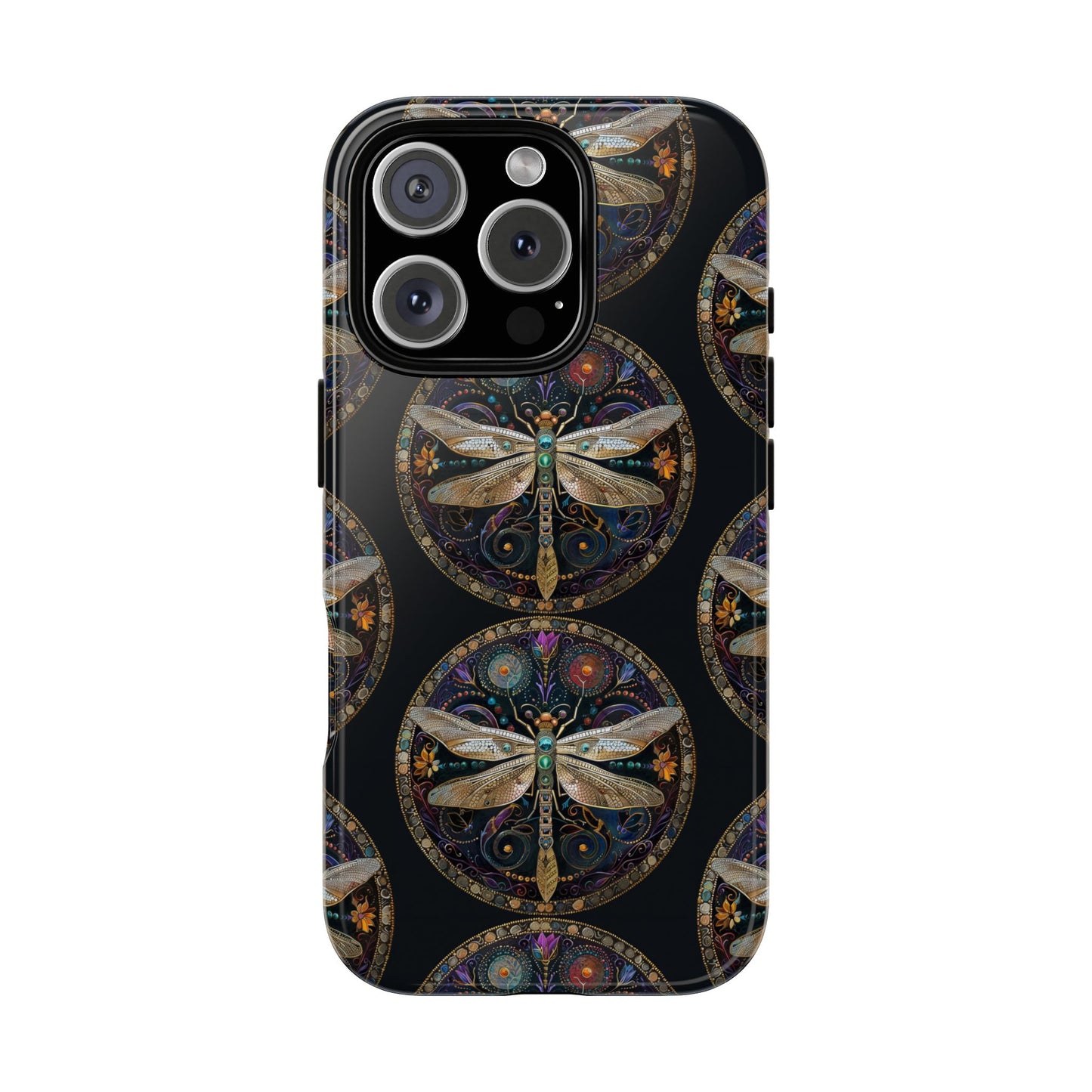 Dragonfly Phone Case, Tough Phone Cover, Artistic Cell Phone Accessory, Gift for Nature Lovers, Unique Phone Protector