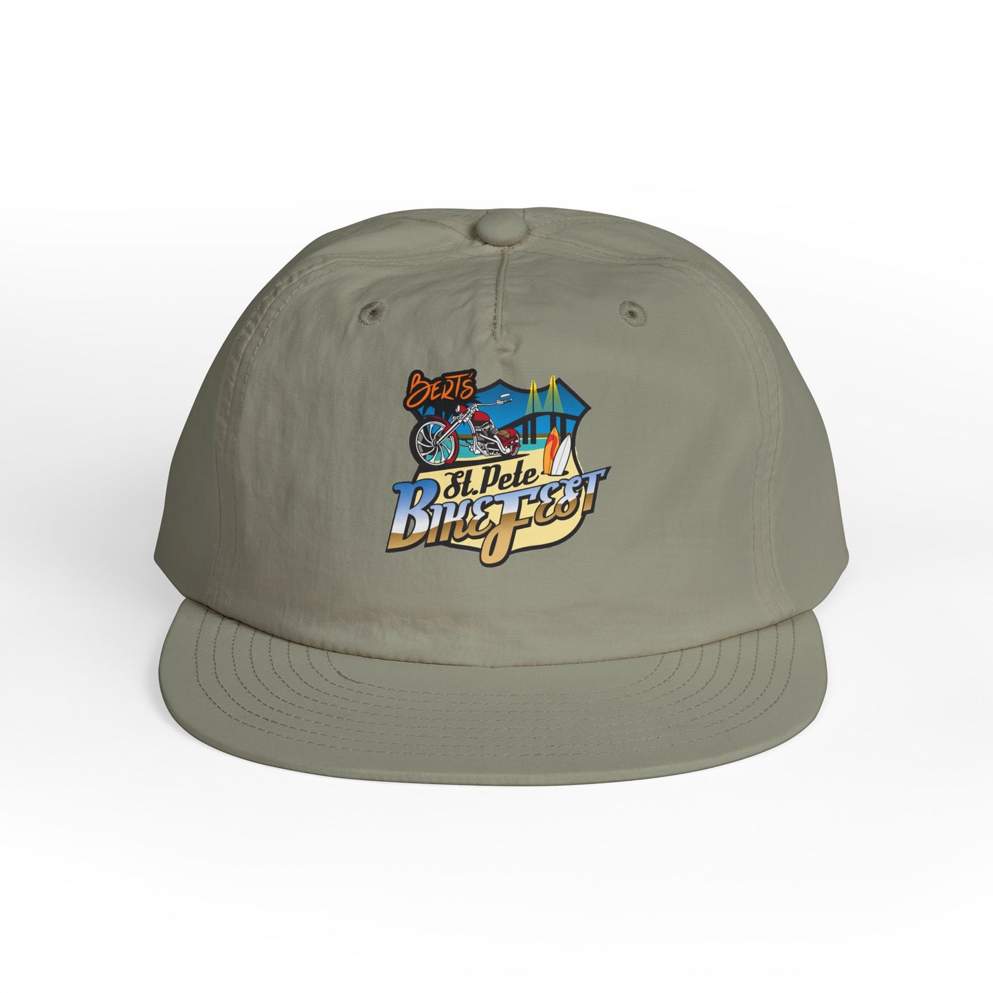 St Pete Fl Bike Fest Surf Cap for Beach Lovers | Adjustable Sun Hat | Summer Vacation Essential, Surfing Gift, Beach Party Gear, Relaxed Style, Outdoor Adventure