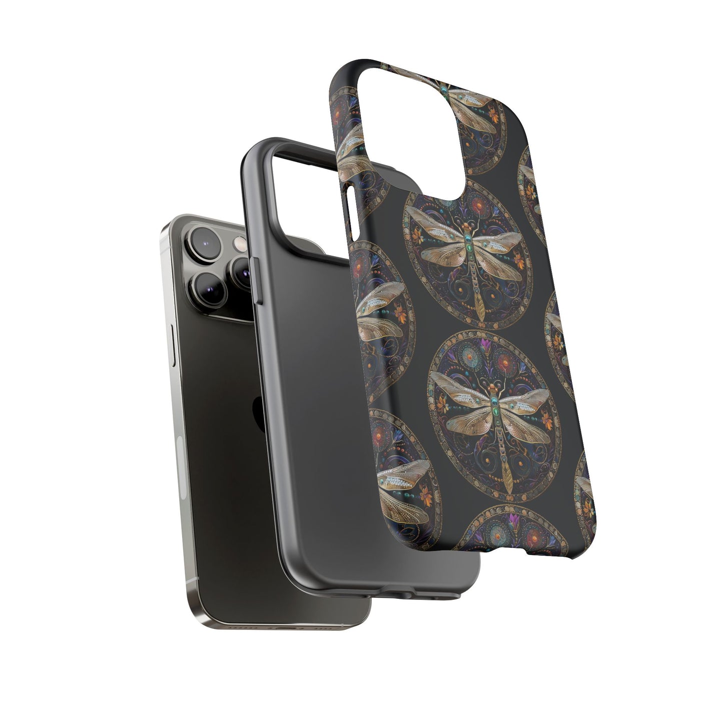 Dragonfly Phone Case, Tough Phone Cover, Artistic Cell Phone Accessory, Gift for Nature Lovers, Unique Phone Protector