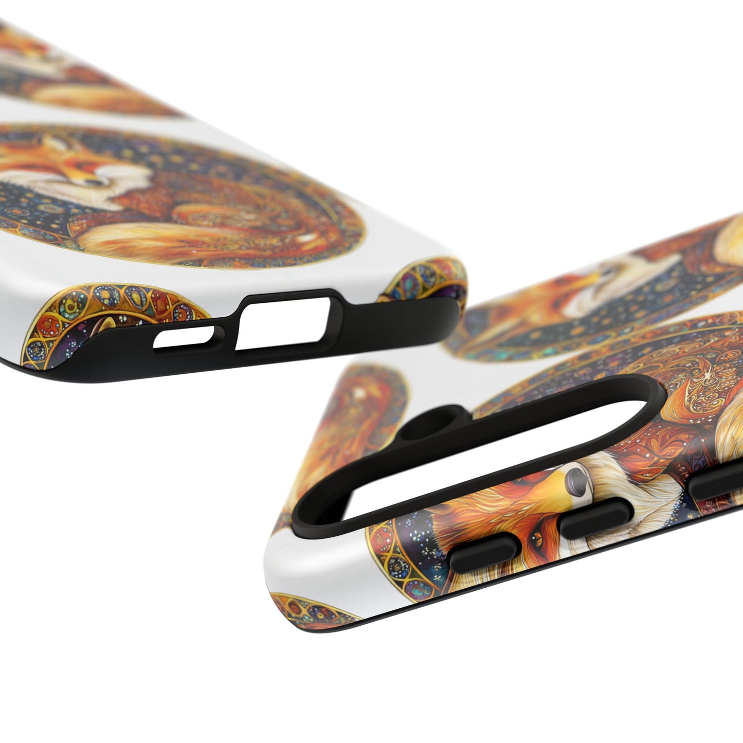 Artistic Fox Phone Case, Tough Phone Cover, Unique Gift for Animal Lovers, Stylish Tech Accessory, Nature-Inspired Decor