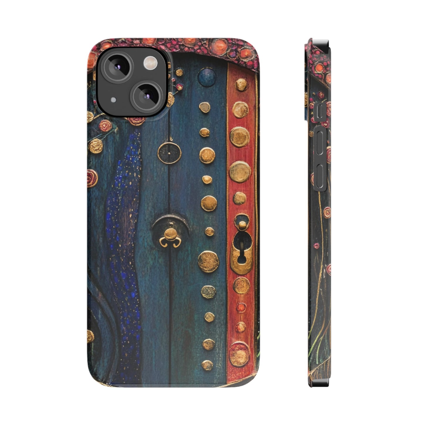 Fairy Door Artistic Slim Phone Cases, Unique Phone Cover, Gift for Art Lovers, Decorative Case, Phone Accessory