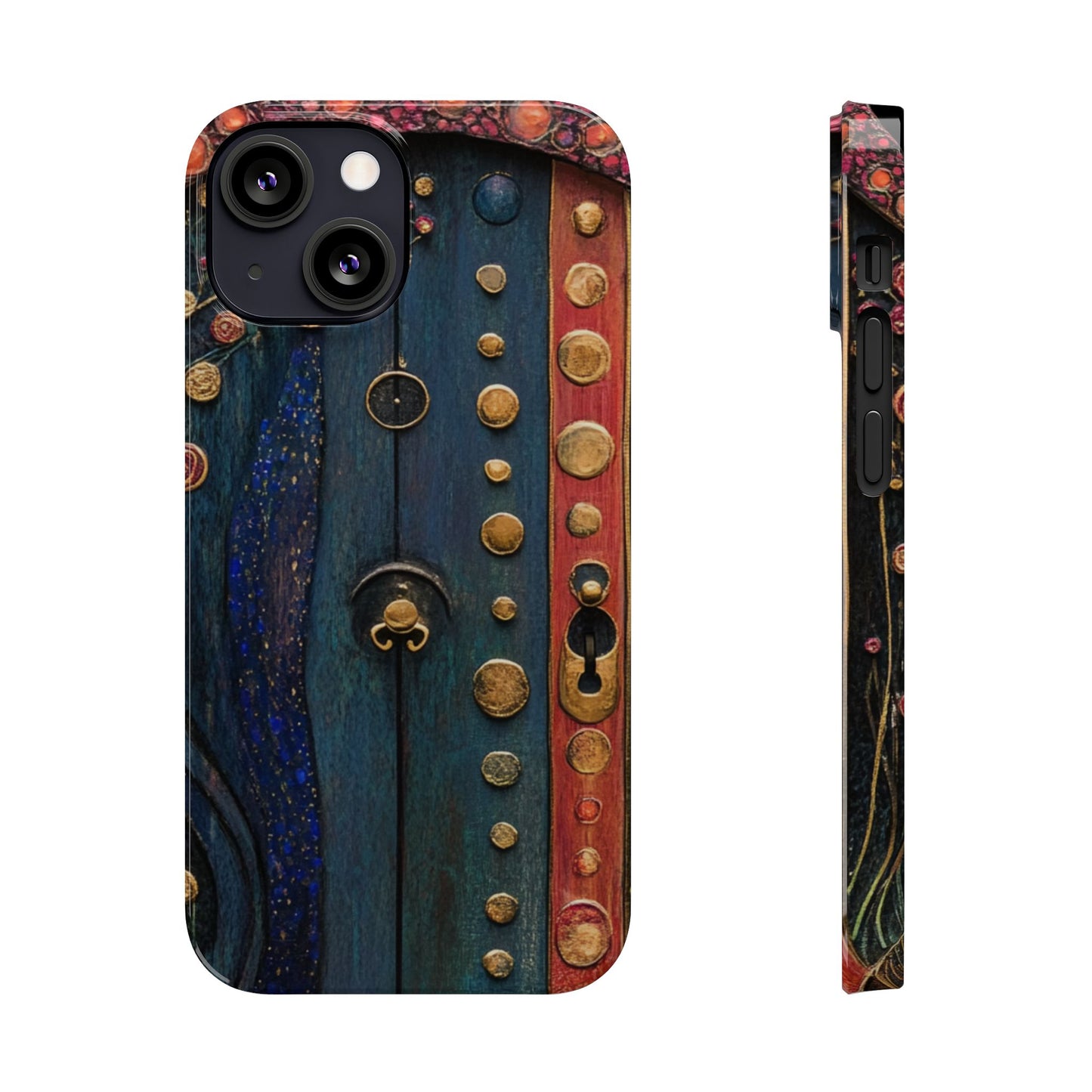 Fairy Door Artistic Slim Phone Cases, Unique Phone Cover, Gift for Art Lovers, Decorative Case, Phone Accessory