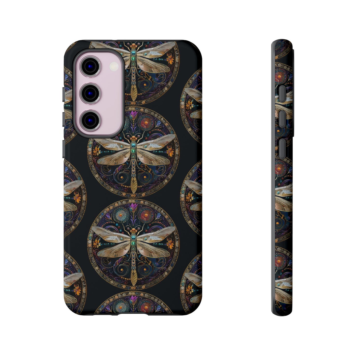 Dragonfly Phone Case, Tough Phone Cover, Artistic Cell Phone Accessory, Gift for Nature Lovers, Unique Phone Protector