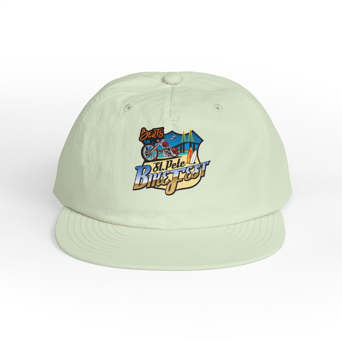 St Pete Fl Bike Fest Surf Cap for Beach Lovers | Adjustable Sun Hat | Summer Vacation Essential, Surfing Gift, Beach Party Gear, Relaxed Style, Outdoor Adventure