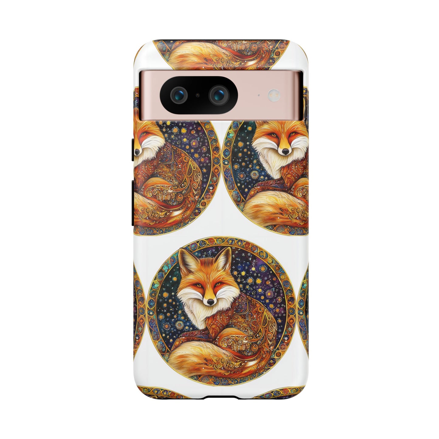 Artistic Fox Phone Case, Tough Phone Cover, Unique Gift for Animal Lovers, Stylish Tech Accessory, Nature-Inspired Decor