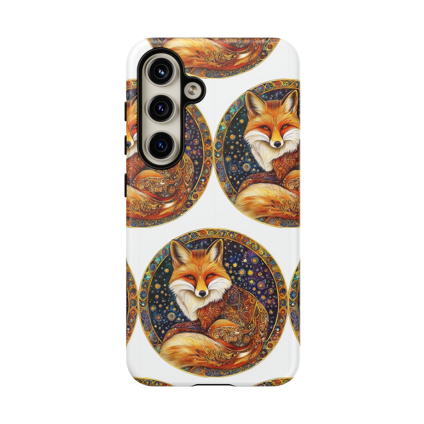 Artistic Fox Phone Case, Tough Phone Cover, Unique Gift for Animal Lovers, Stylish Tech Accessory, Nature-Inspired Decor