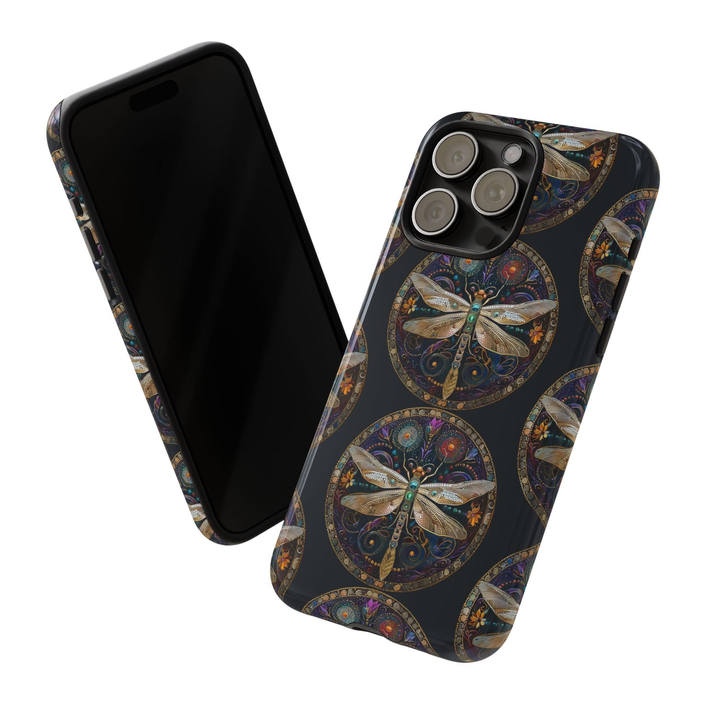 Dragonfly Phone Case, Tough Phone Cover, Artistic Cell Phone Accessory, Gift for Nature Lovers, Unique Phone Protector