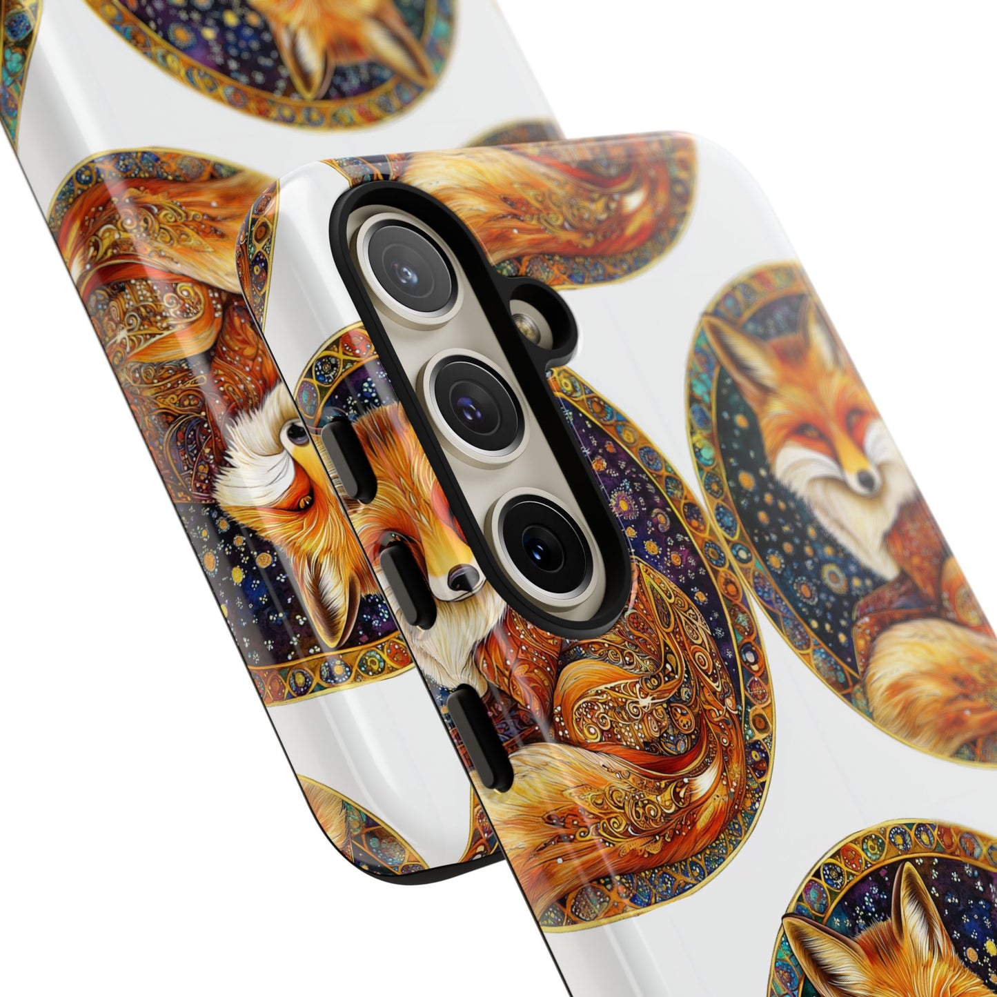 Artistic Fox Phone Case, Tough Phone Cover, Unique Gift for Animal Lovers, Stylish Tech Accessory, Nature-Inspired Decor