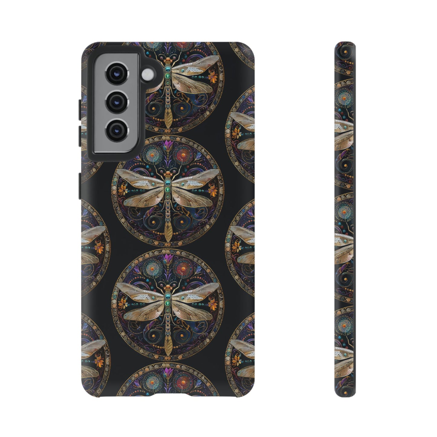 Dragonfly Phone Case, Tough Phone Cover, Artistic Cell Phone Accessory, Gift for Nature Lovers, Unique Phone Protector