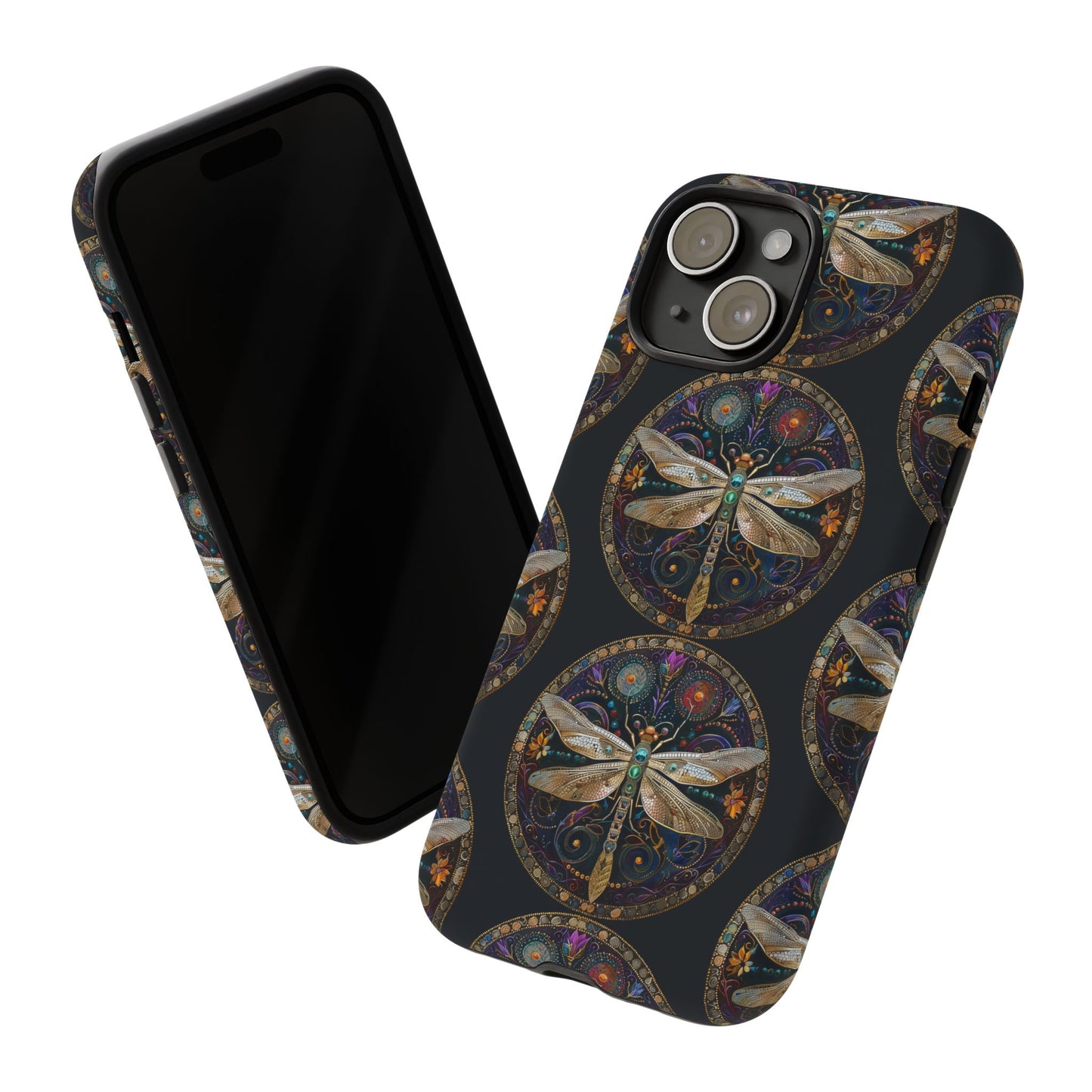 Dragonfly Phone Case, Tough Phone Cover, Artistic Cell Phone Accessory, Gift for Nature Lovers, Unique Phone Protector