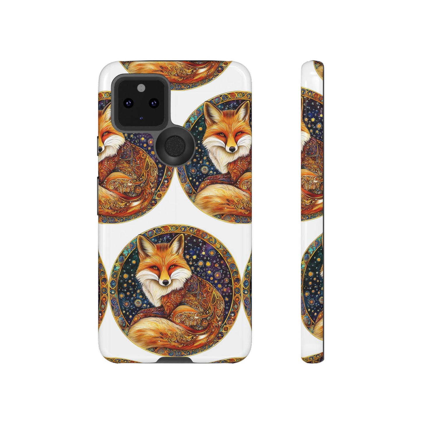 Artistic Fox Phone Case, Tough Phone Cover, Unique Gift for Animal Lovers, Stylish Tech Accessory, Nature-Inspired Decor
