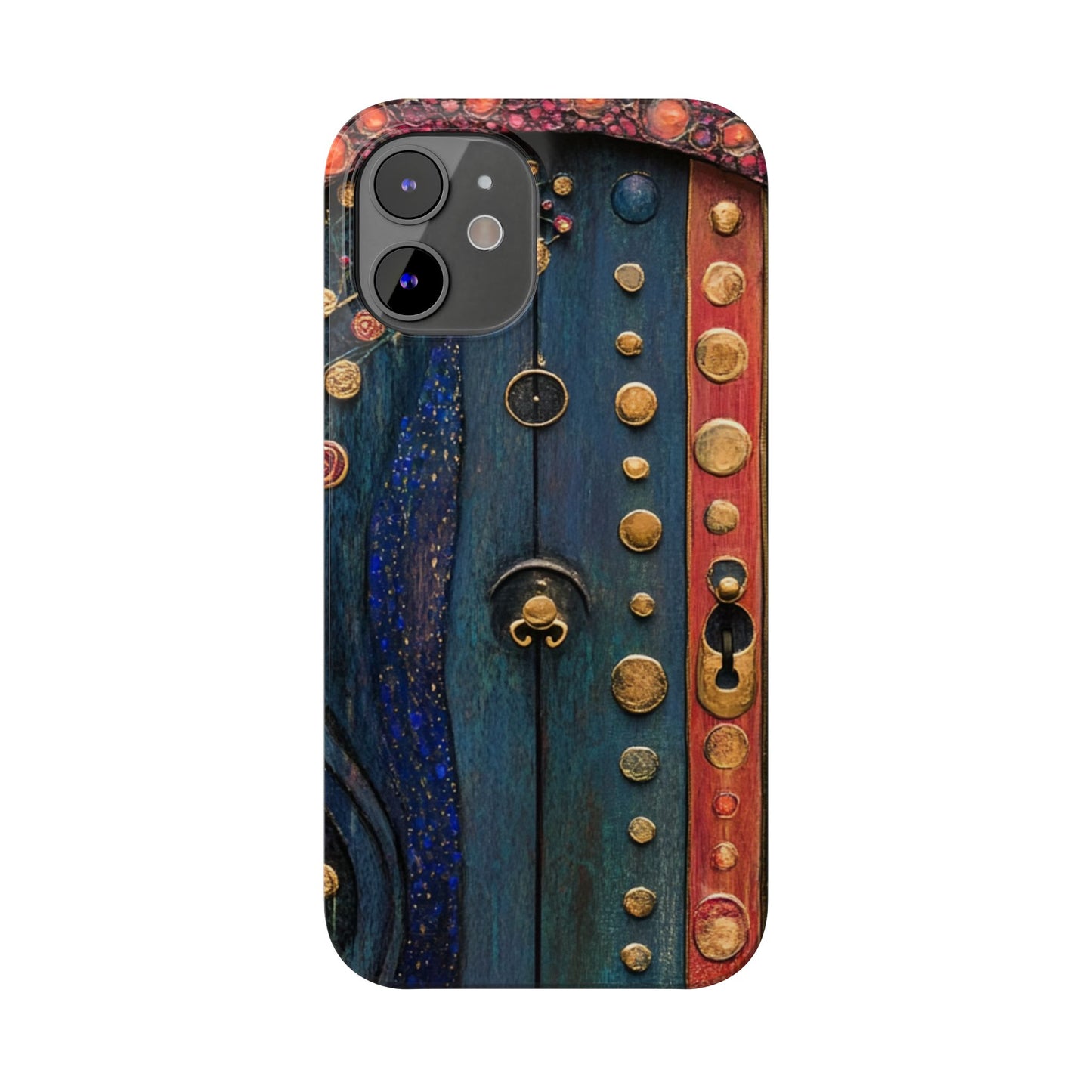 Fairy Door Artistic Slim Phone Cases, Unique Phone Cover, Gift for Art Lovers, Decorative Case, Phone Accessory