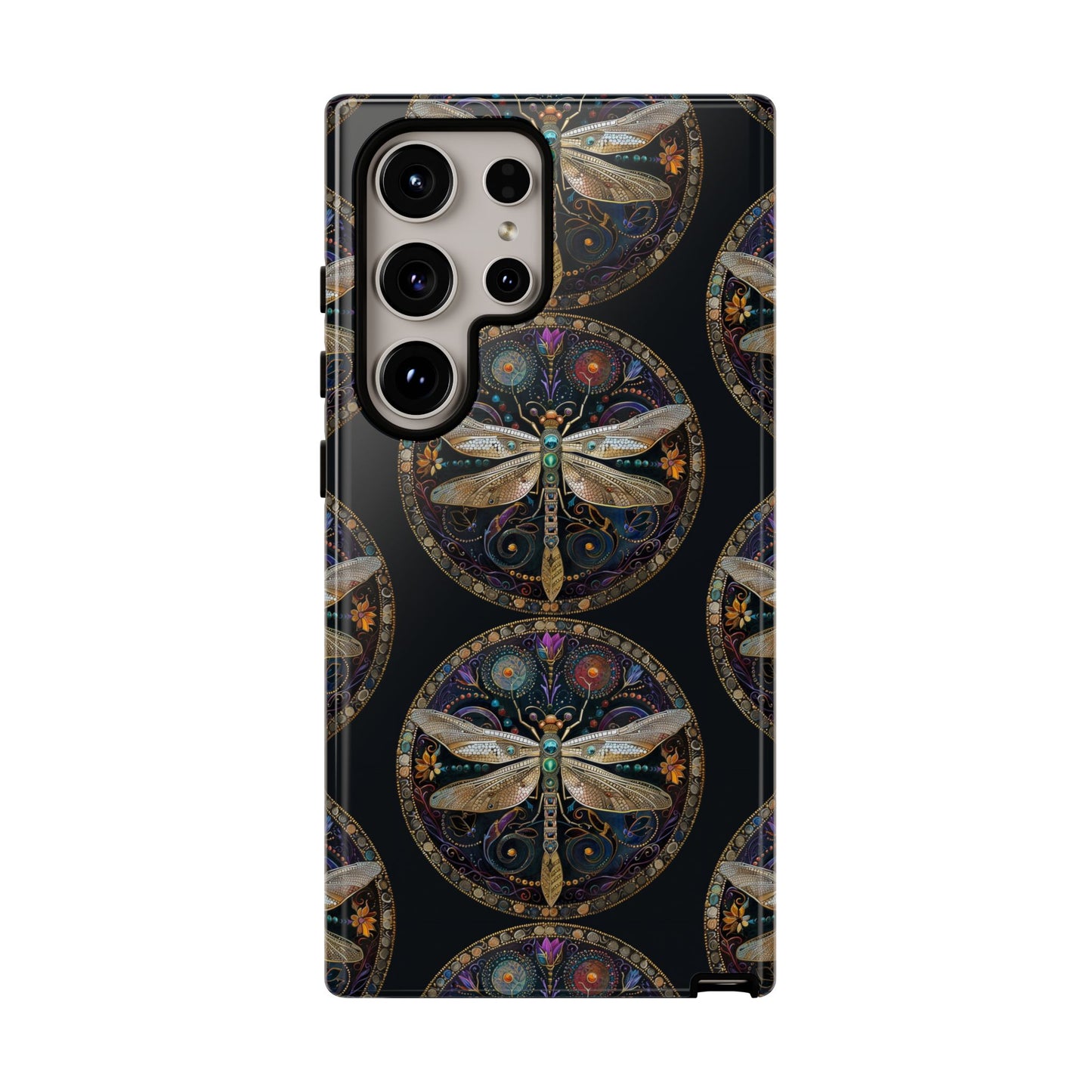 Dragonfly Phone Case, Tough Phone Cover, Artistic Cell Phone Accessory, Gift for Nature Lovers, Unique Phone Protector
