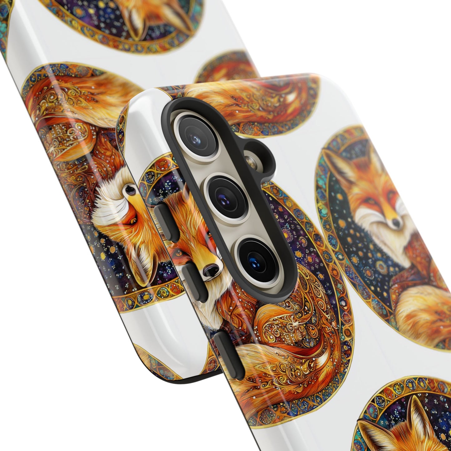 Artistic Fox Phone Case, Tough Phone Cover, Unique Gift for Animal Lovers, Stylish Tech Accessory, Nature-Inspired Decor