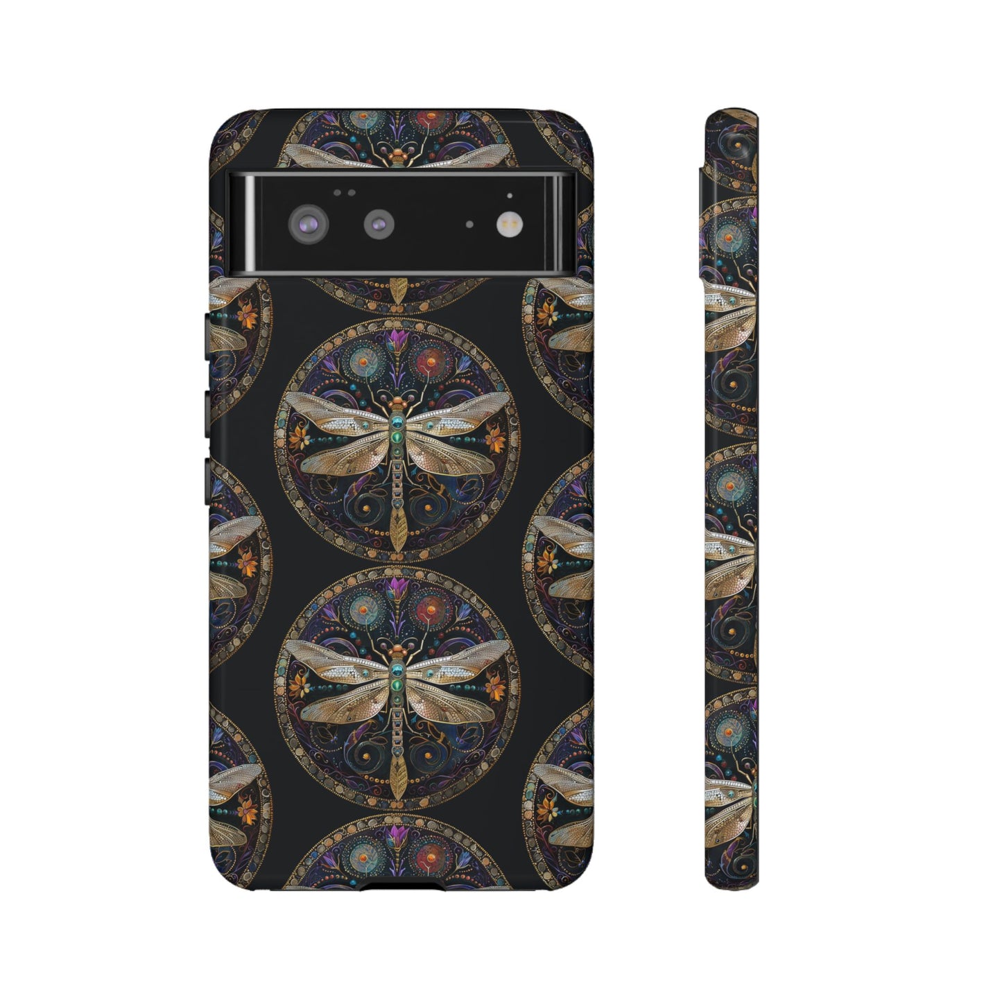 Dragonfly Phone Case, Tough Phone Cover, Artistic Cell Phone Accessory, Gift for Nature Lovers, Unique Phone Protector