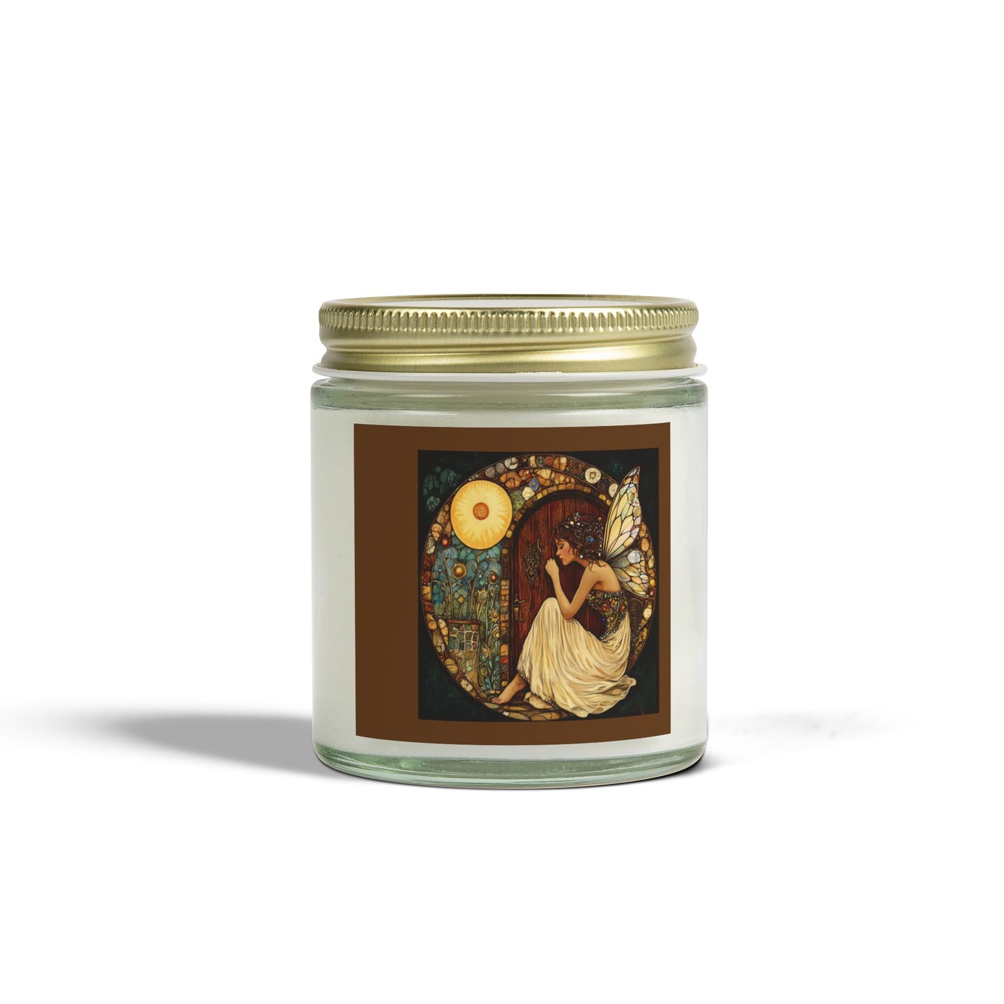 Fairy Door Aromatherapy Candles: Coconut Apricot Wax, Hand-Poured, Natural Fragrance, Home Decor, Eco-Friendly Gifts, Relaxation