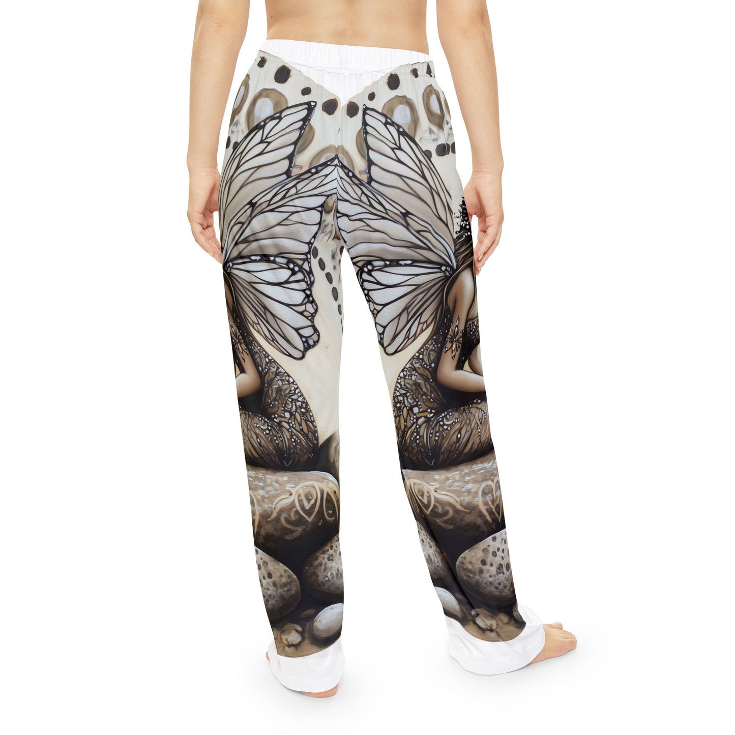 Stone Fairy Women's Pajama Pants, Relaxing Loungewear for Comfort, Gift for Her, Cozy Sleepwear, Nature-Inspired Style