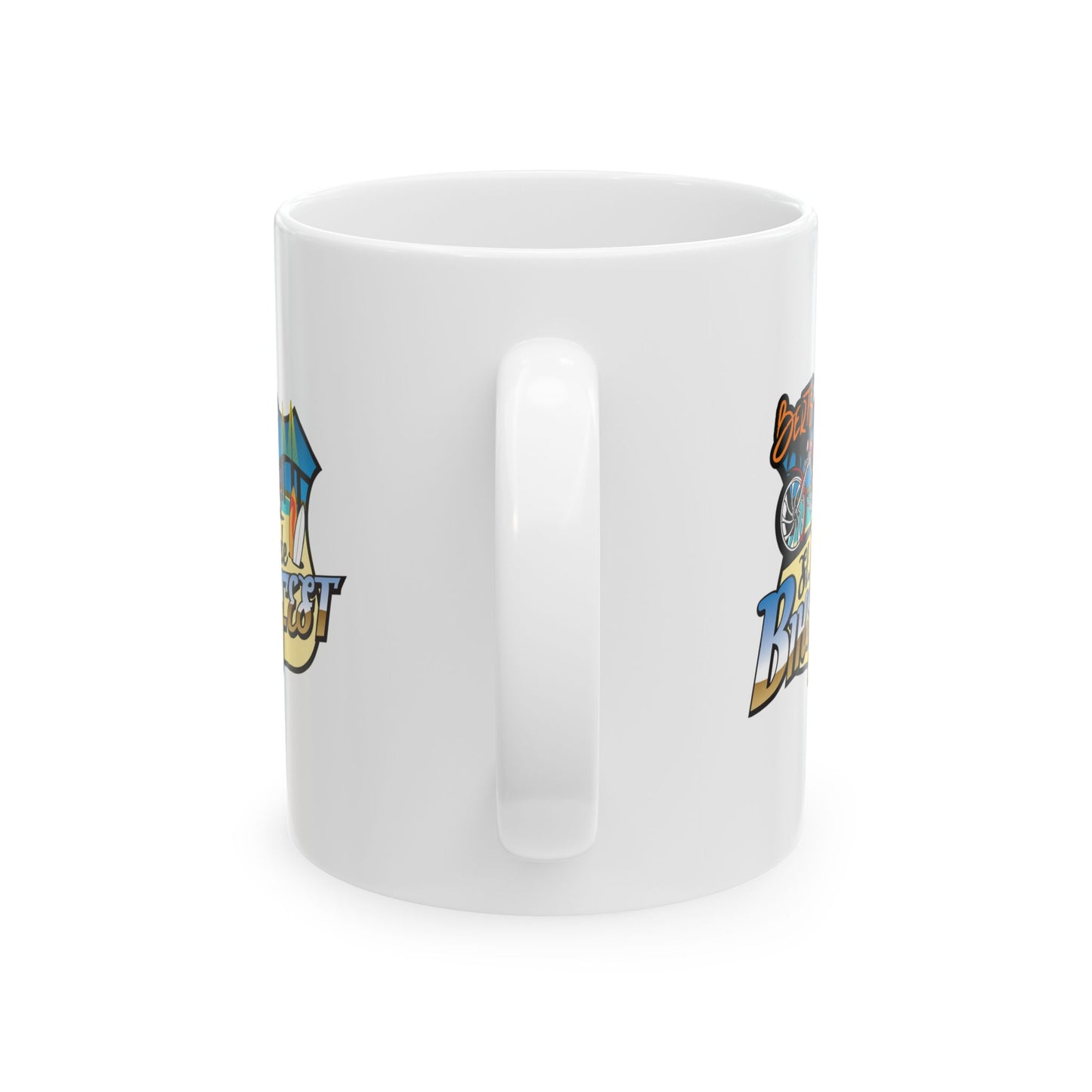 St Pete FL Bike Fest Ceramic Mug with Unique Design, Perfect for Coffee Lovers, Gift for Friends, Home Decor, Fun Office Mug