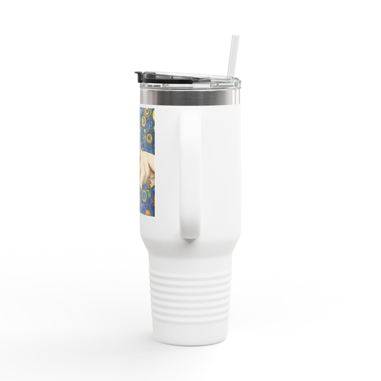Cute French Bulldog Insulated Travel Mug, 40oz - Perfect for Pet Lovers, Gift for Dog Owners, Travel Companion, Coffee Mug, Birthday Present